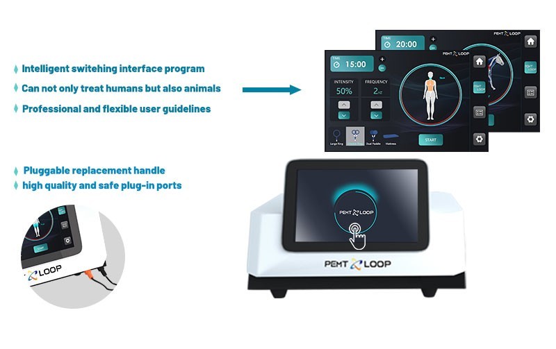 PMST Loop PEMF EMTT Physio Magneto Therapy Home Use Massage Pain Relief Machine