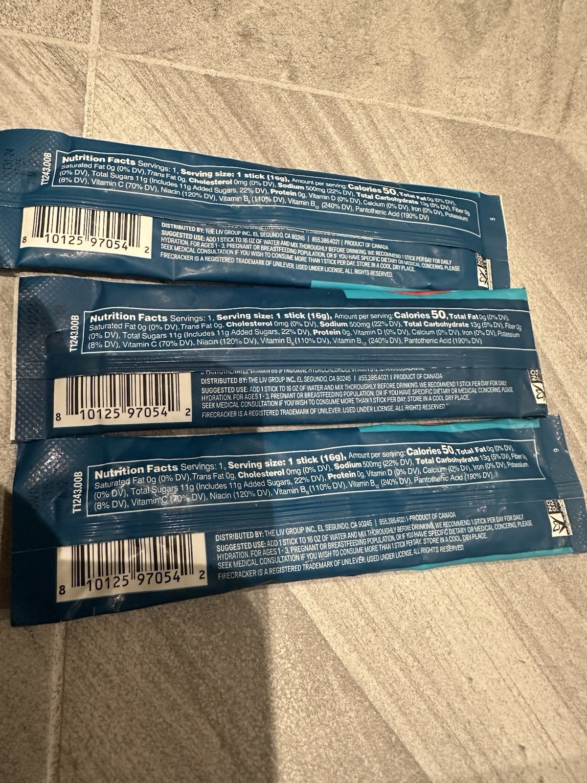 Liquid IV Firecracker Popsicle Hydration Multiplier Electrolytes 24Packs EXP2026