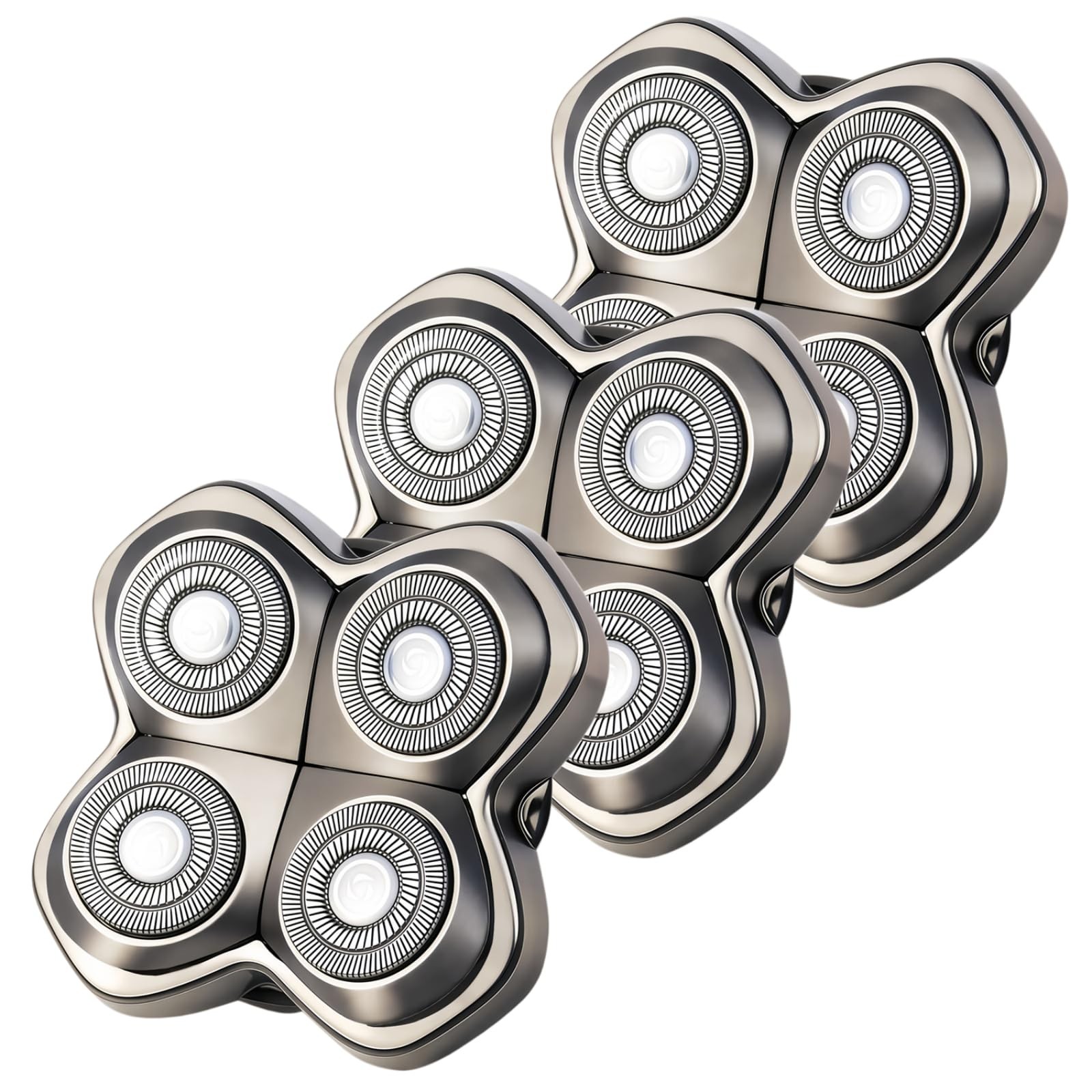 3 Pack Pro 4 Shaver Replacement Heads | Compatible Foil Blades for Pitbull Serie