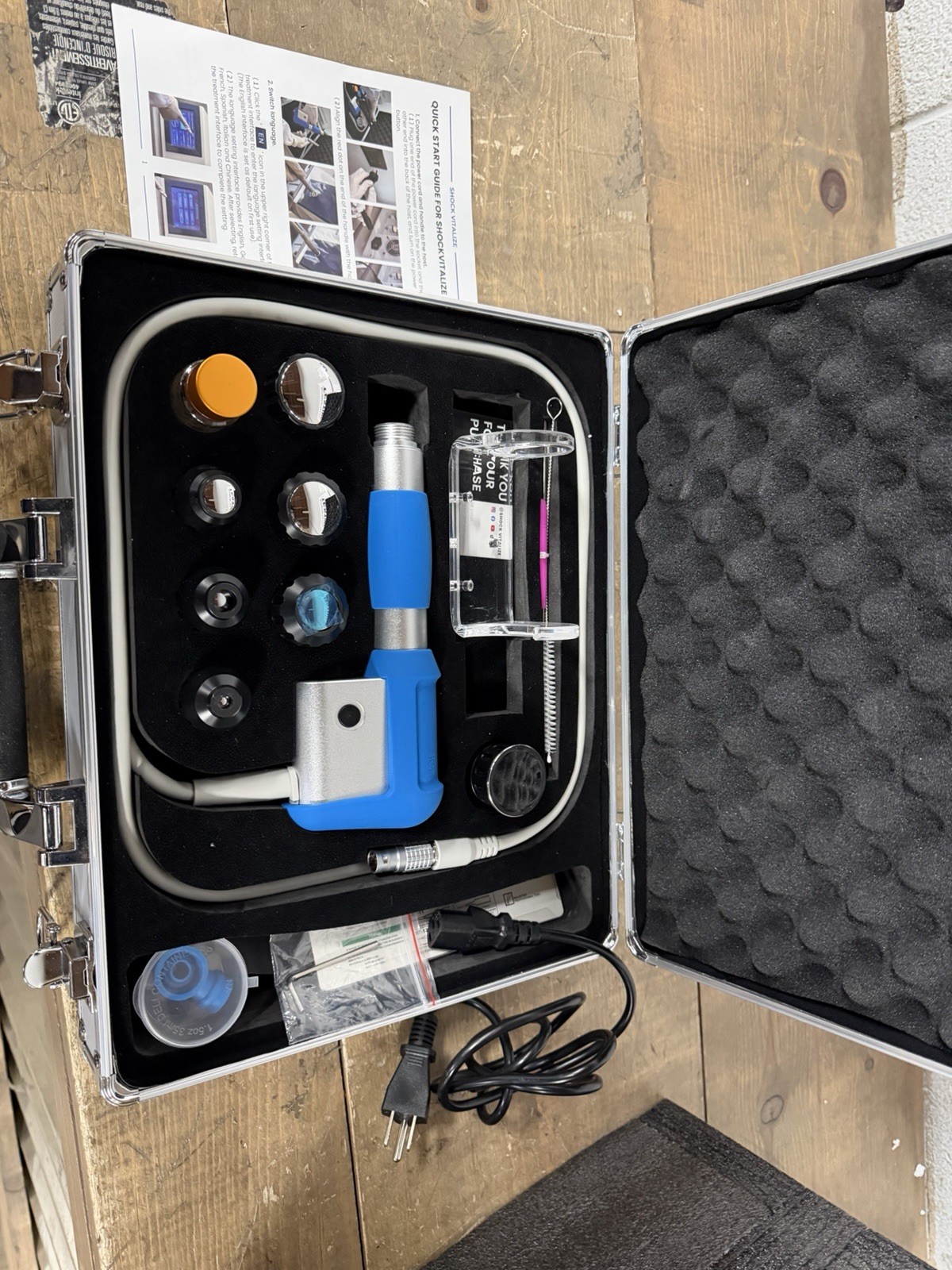 2026 Shock Vitalize Lite ESWT Shockwave Therapy Machine for Pain Muscle Relief