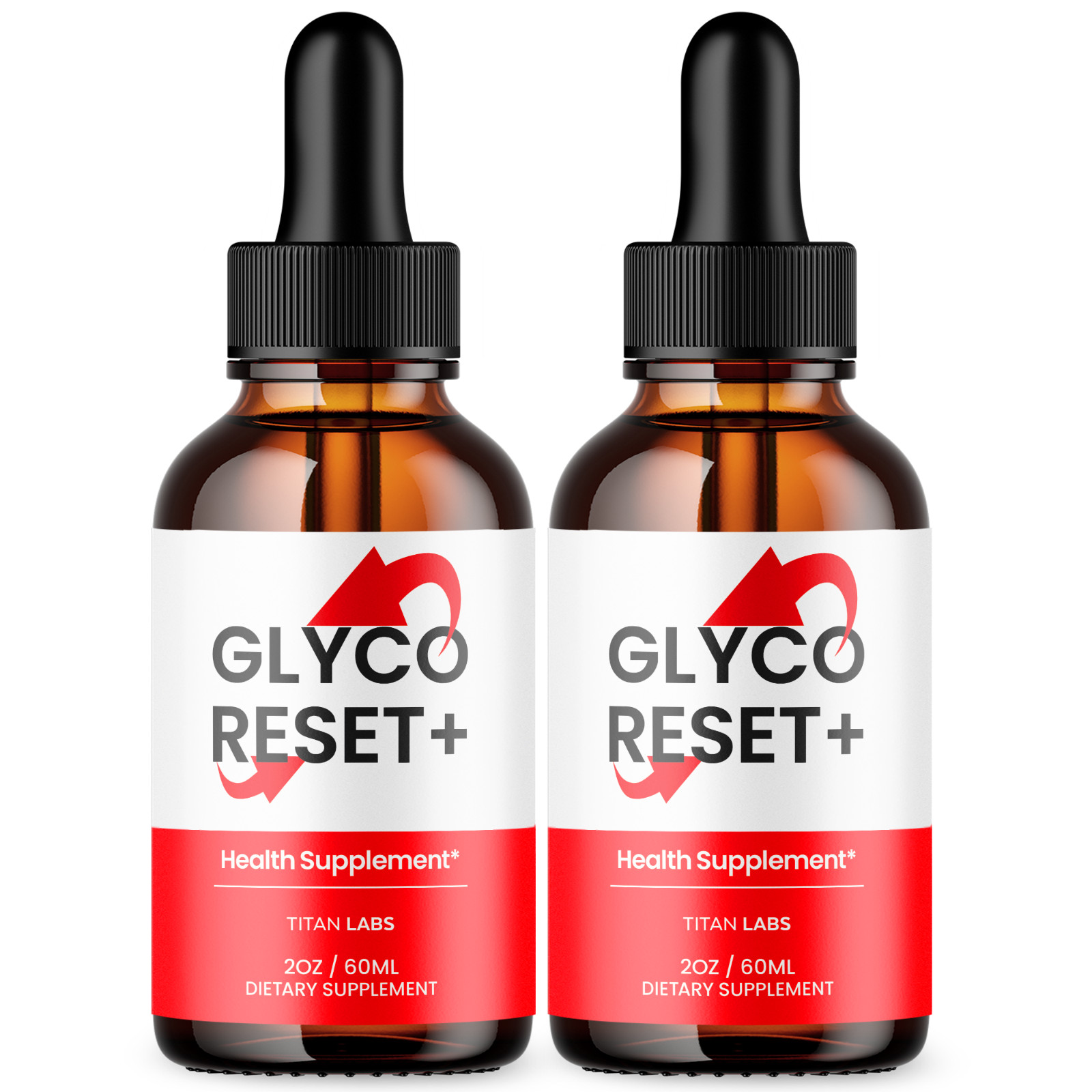 (2 Pack) Glyco Reset Drop Advanced Blood Support Supplement GlycoReset 60 Servs