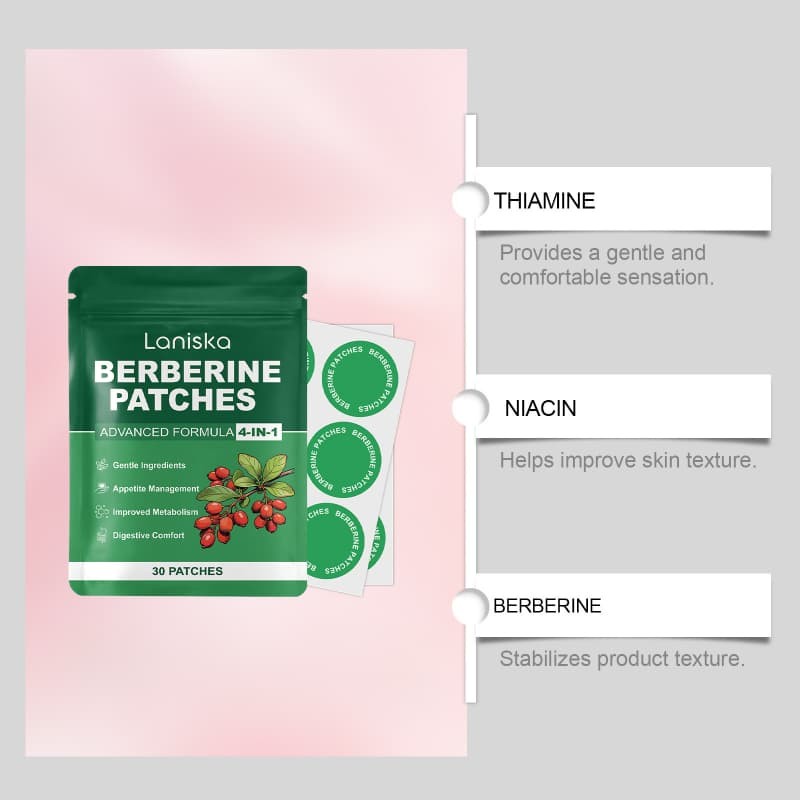 1 Supply Month Patches Berberine 30 Patches