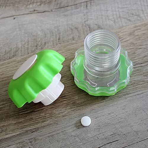 Small Pill Crusher Tablets Grinder with Storage Compartment for Vitamins Tablets