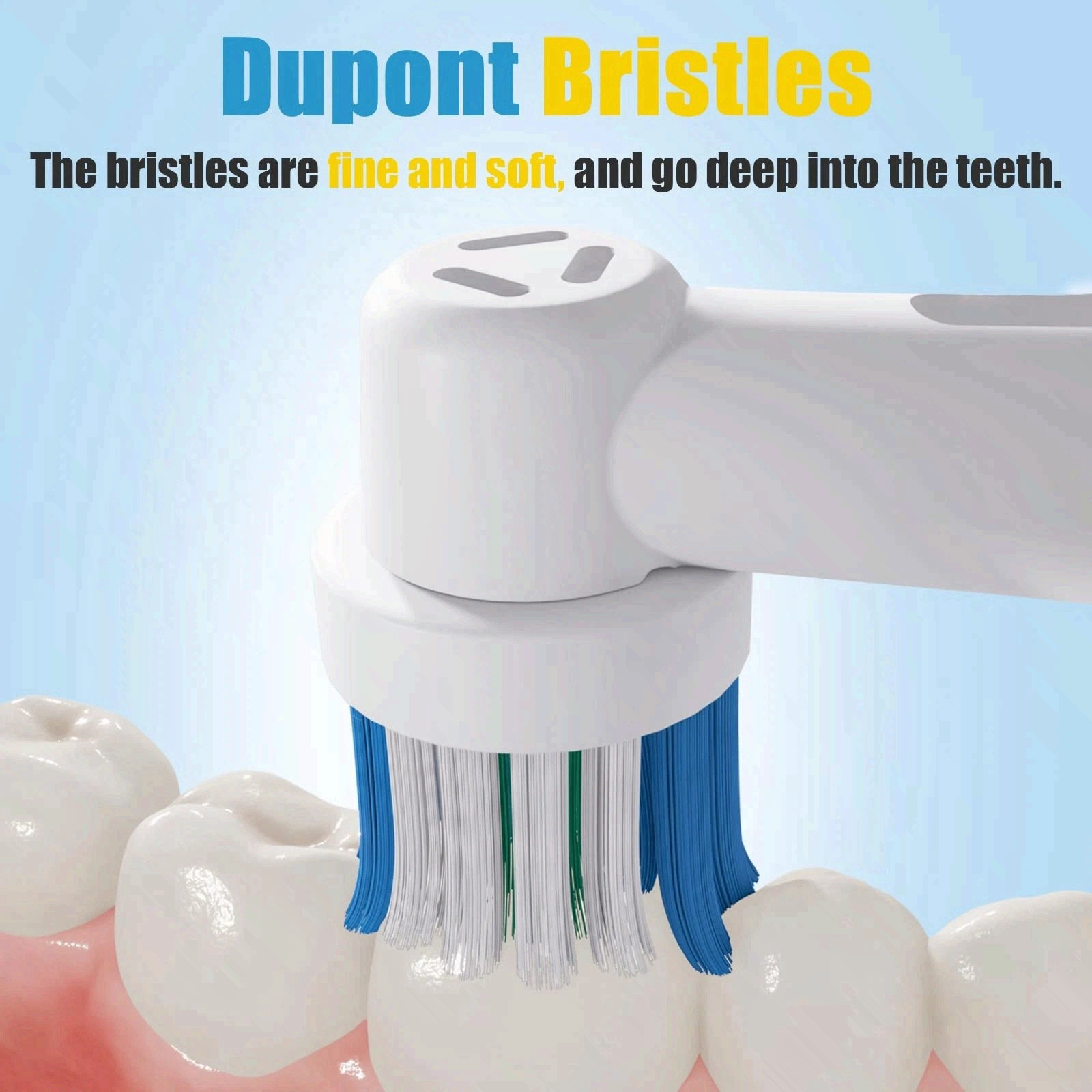 Oral B Braun Replacement Toothbrush Heads 8 Pack Professional White Heads New