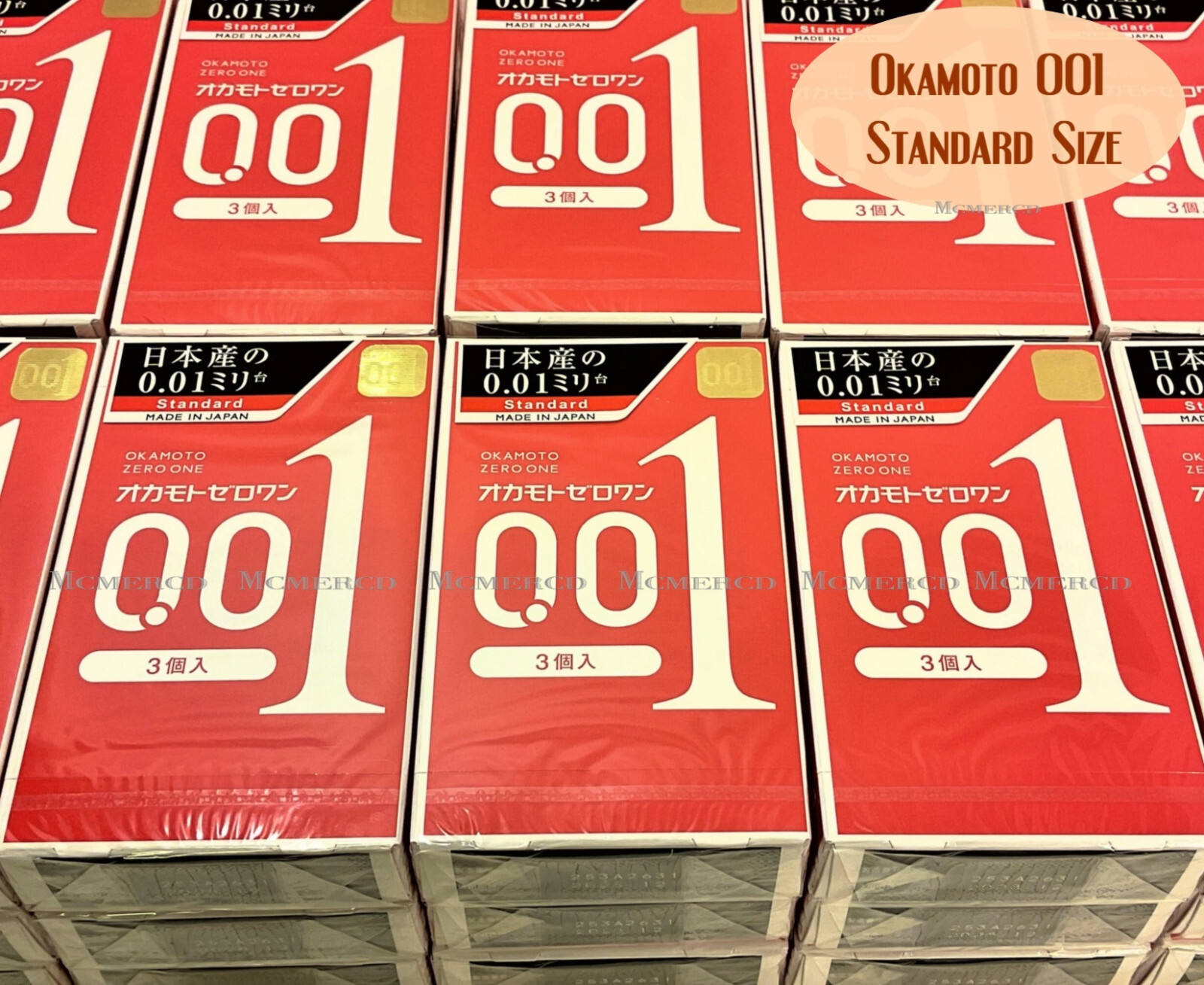 OKAMOTO 001 Standard Size Polyurethane Condom [EXP DATE: 2028.12] – US Seller