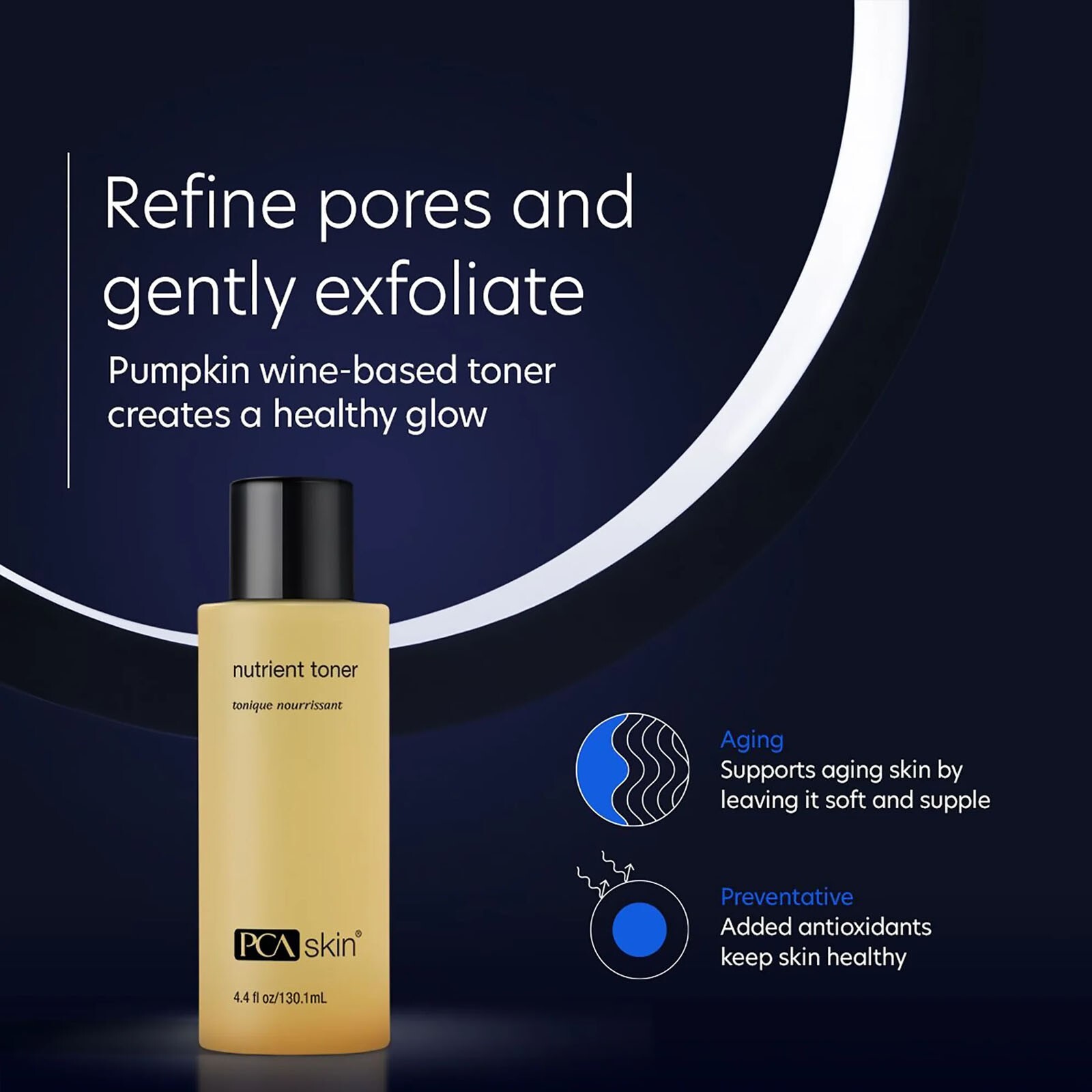 PCA Skin Nutrient Toner Exfoliates refines pores 4.4 oz BB 04/27 * New In Box *