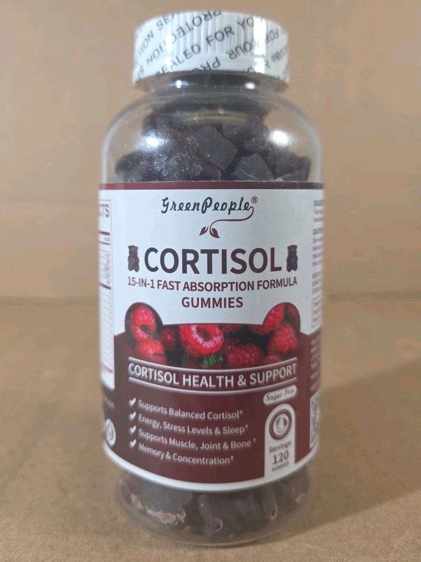 Cortisol 15-IN-1 Supplement Gumeis with Magnesium Ashwagandha L-Theanine – 04/27