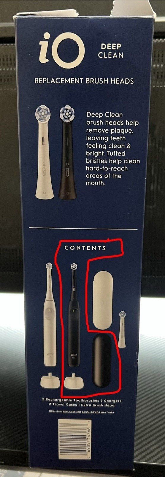 Oral-B iO Complete Clean Electric Toothbrush – Night Black – Brand New