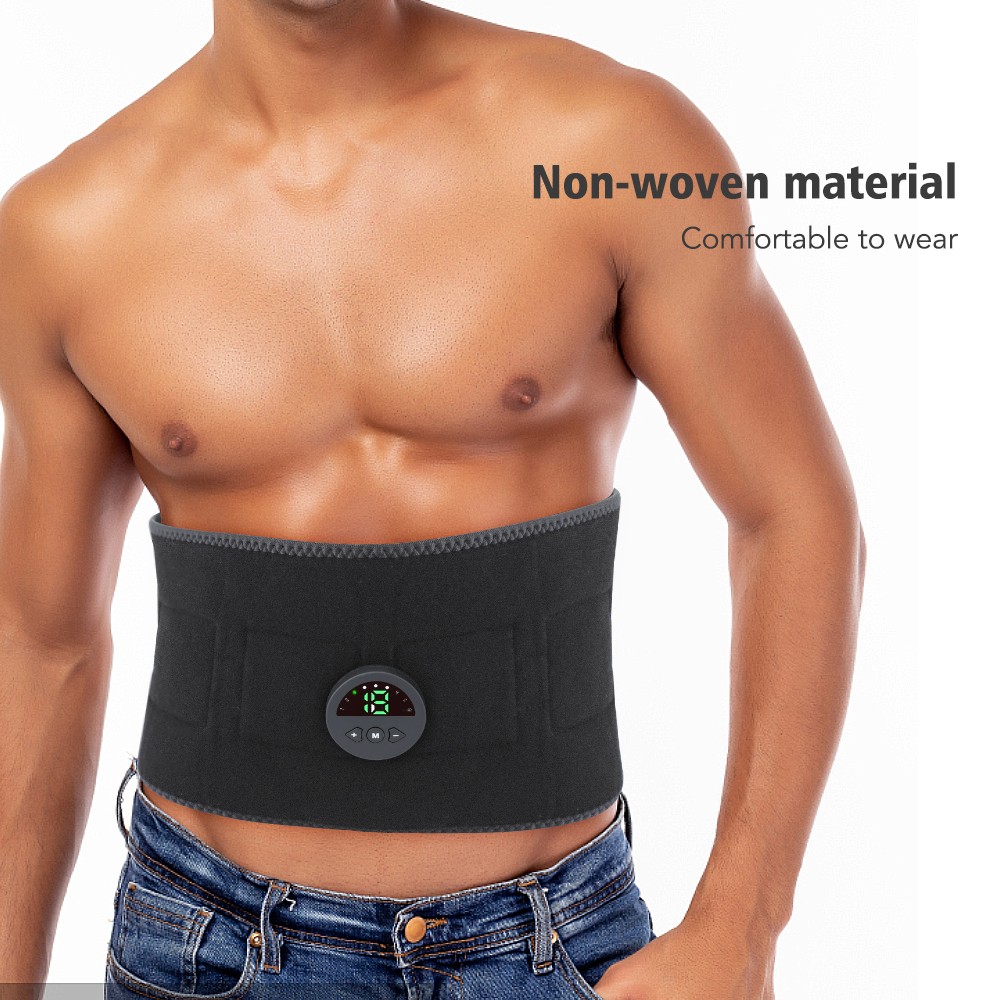 EMS Abdominal Muscle Toning Trainer ABS Stimulator Toner Pulse Tens Unit Belt