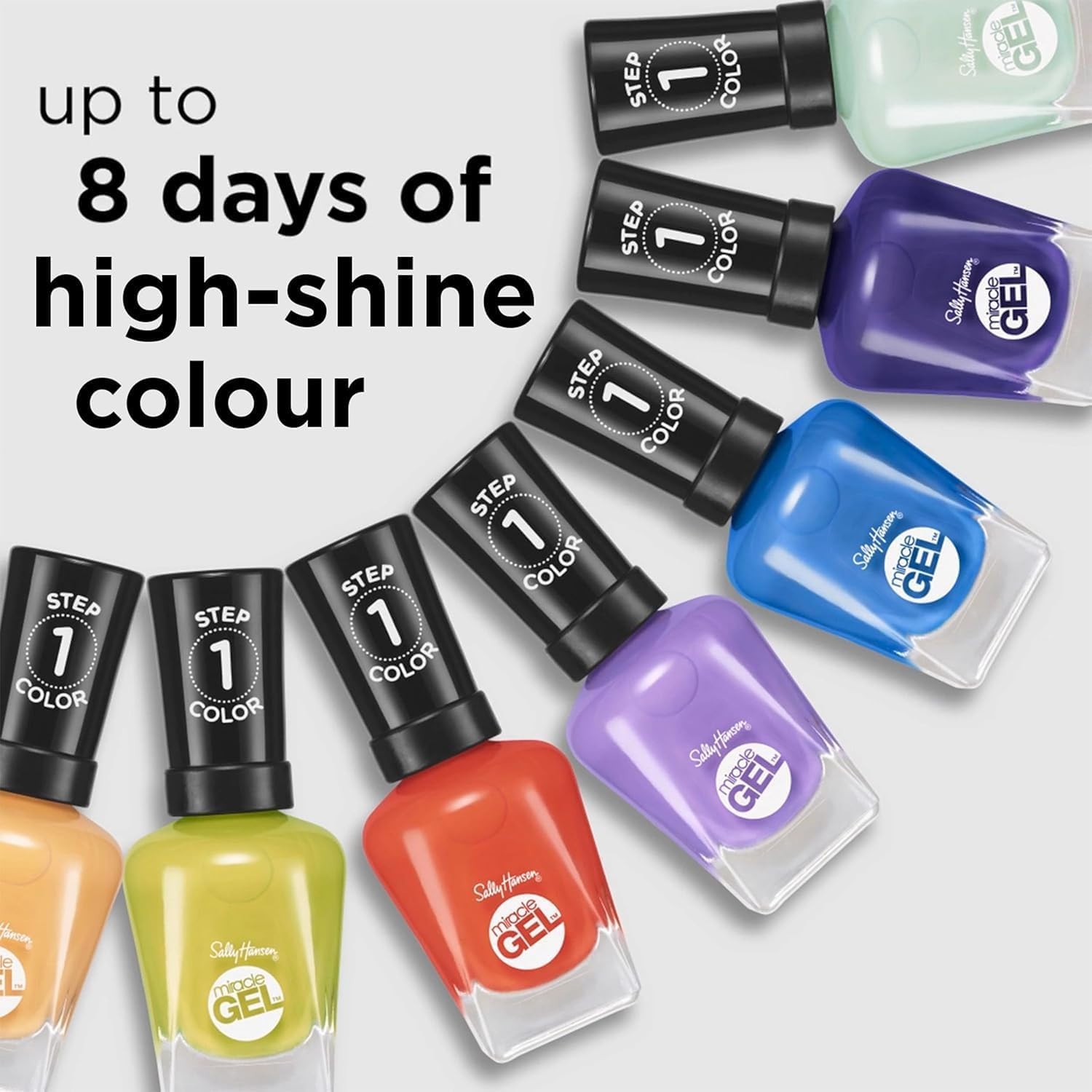 NEW 250 Items! Sally Hansen Miracle Gel-Premium Colors-Wholesale Buyer-Lot Sale
