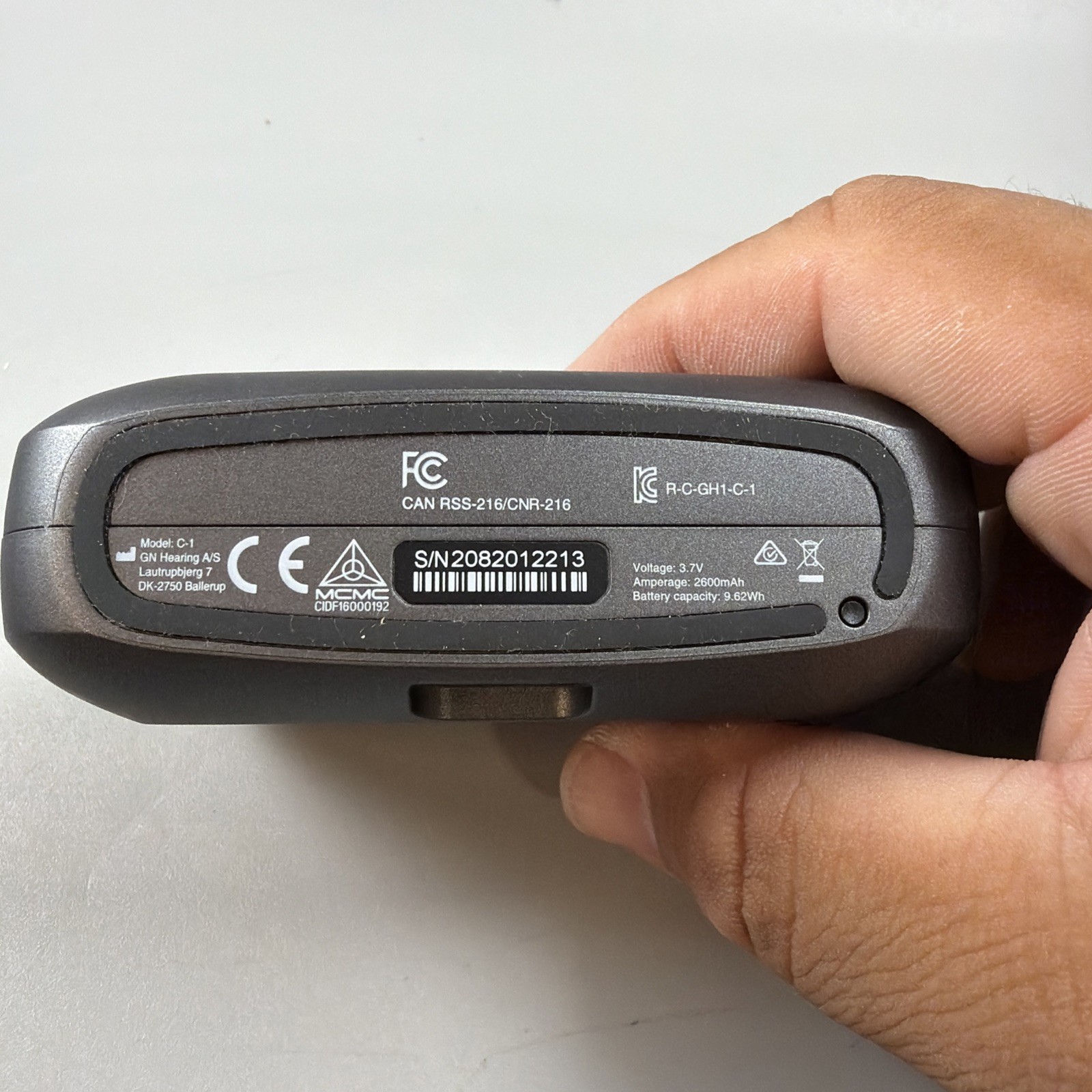 GN ReSound Standard Hearing Aid Charger Case – Model C-1 – CASE ONLY Vivia