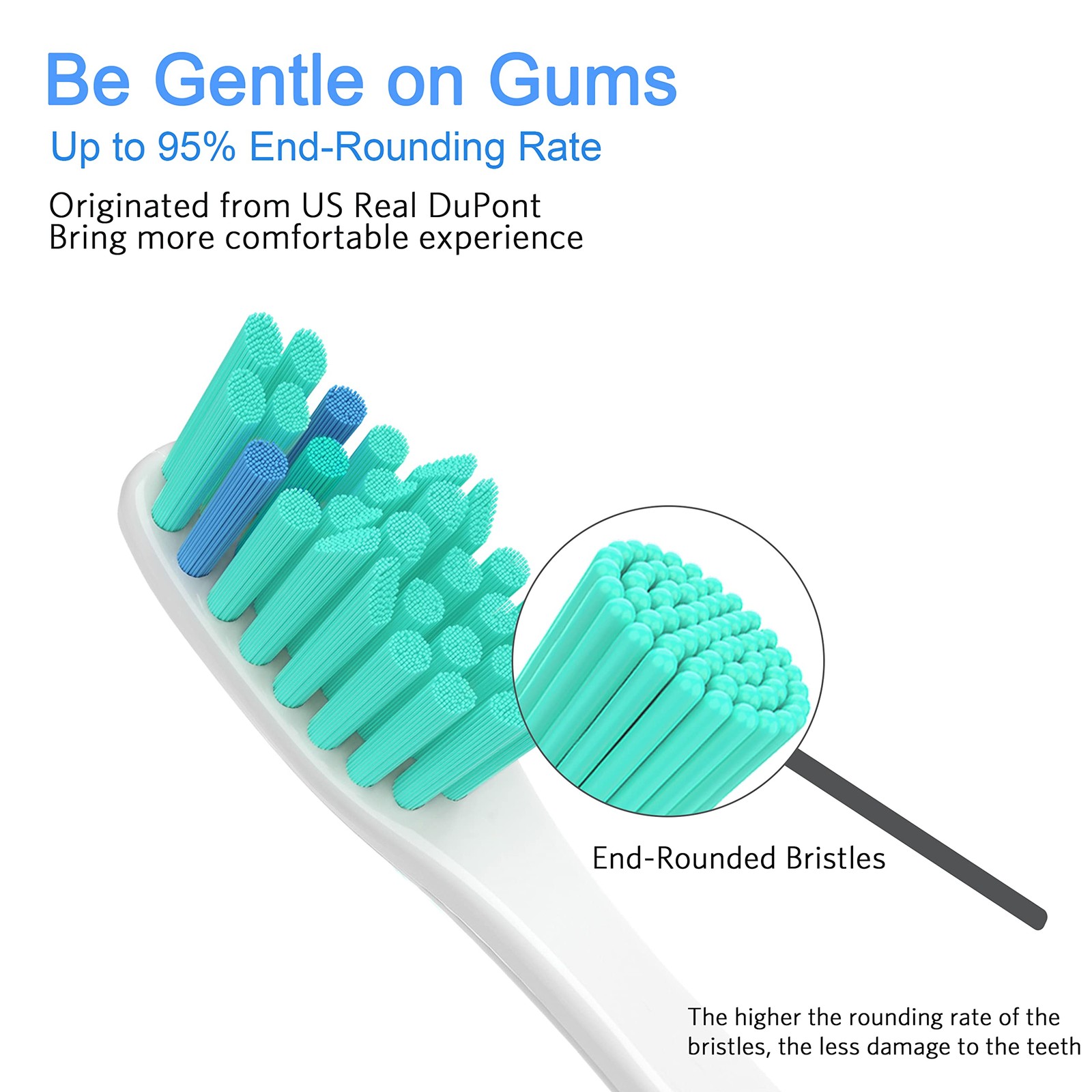 Toothbrush Replacement Heads for Sonicare E-Series, Xtreme, Elite, 6 Pack