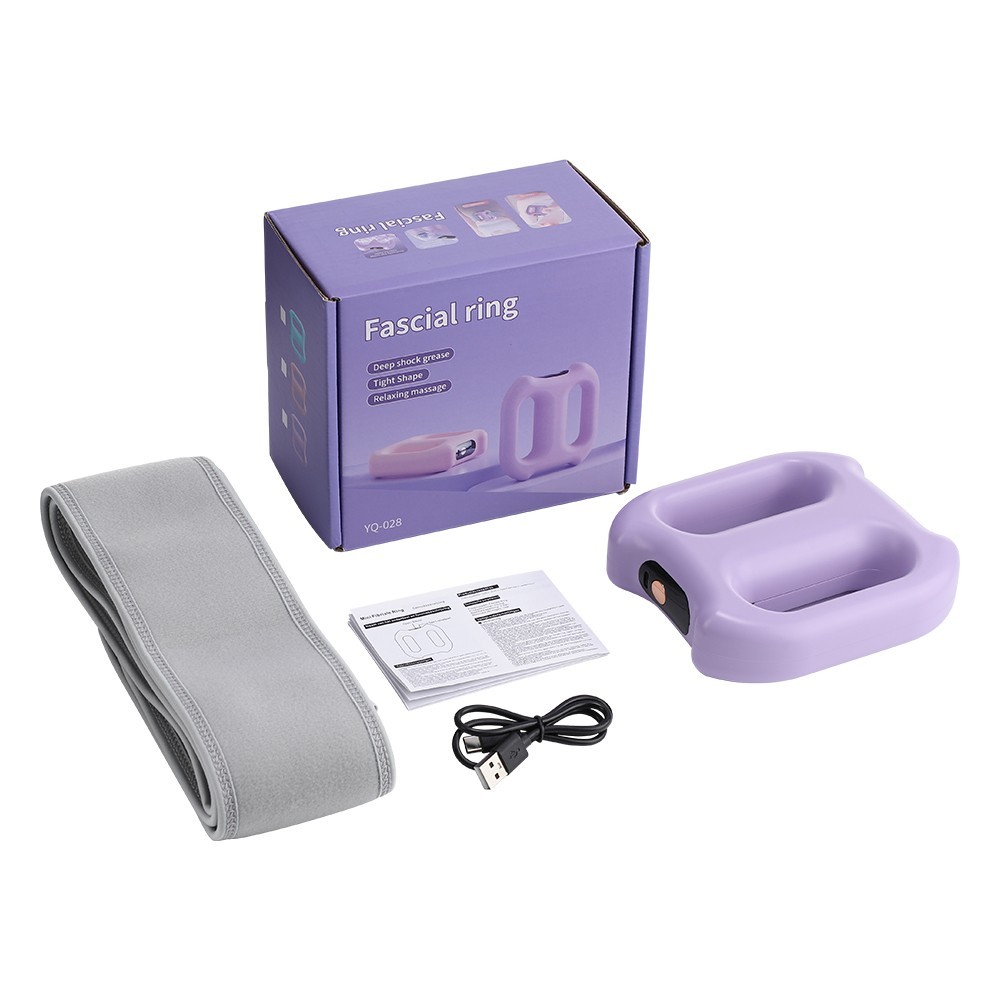 Electric Vibration Fascia Massager Charging Fascia Ring Portable Waist Massager