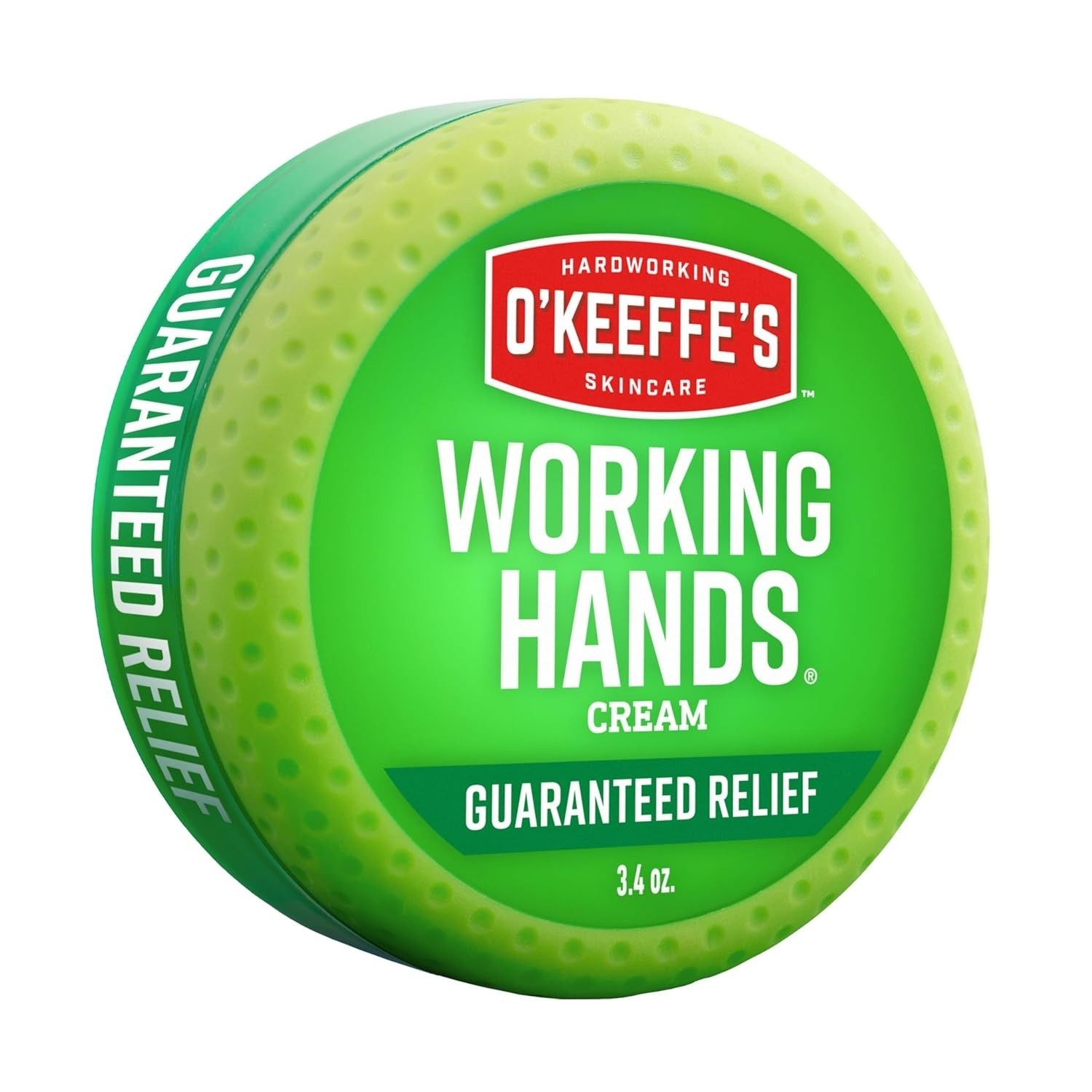 O’Keeffe’s Working Hands Hand Cream for Extreme Dryness – 3.4 oz Jar (1 Pack)