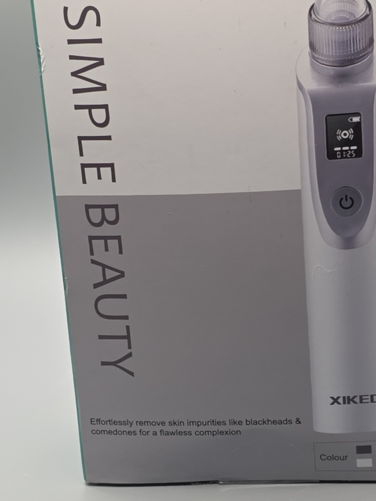 Xikeo 5 in 1 Vacuum Suction Beauty Device Simple Beauty Remove Blackheads Gray