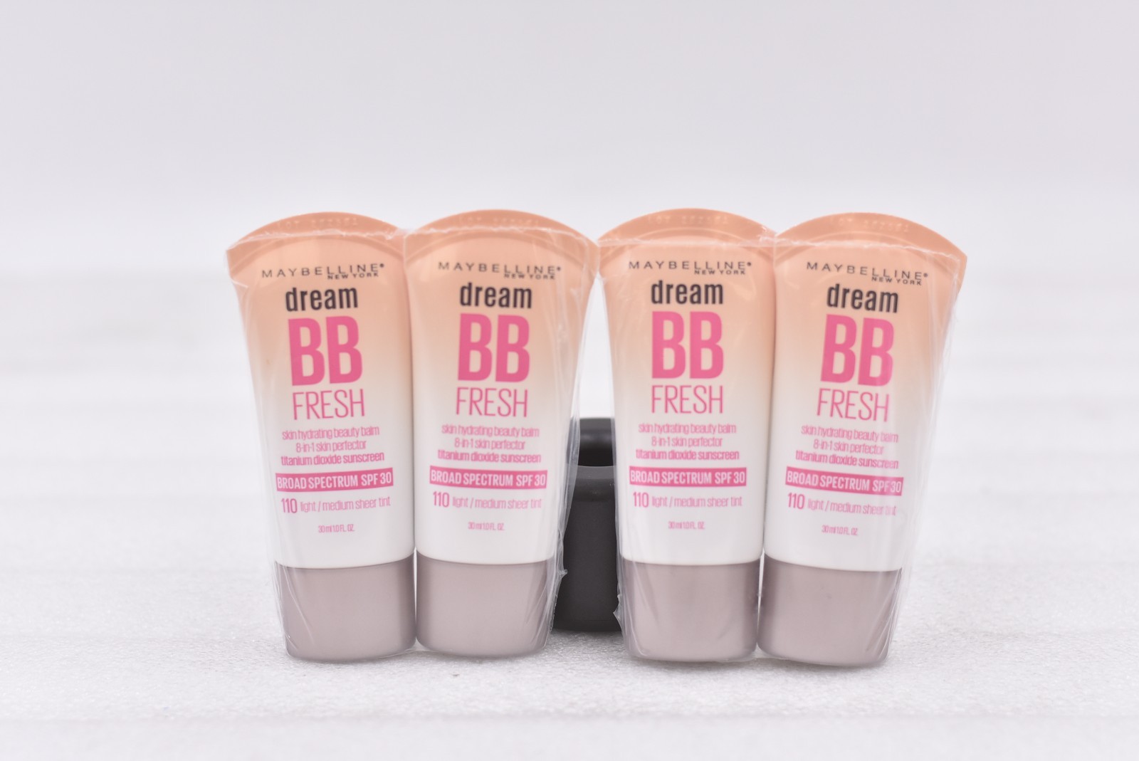 lot of 4 Maybelline Dream Fresh BB Cream 8in1 Skin Perfector SPF 30 110 Light/M