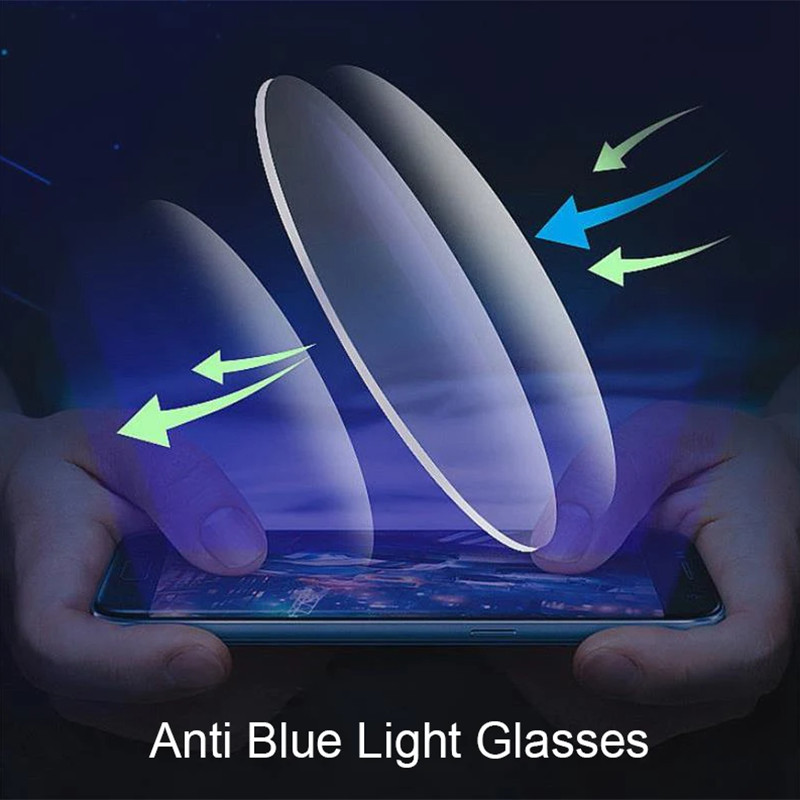 Men Women Blue Light Blocking Reading Glasses Round Clear Lens Classic Glasses