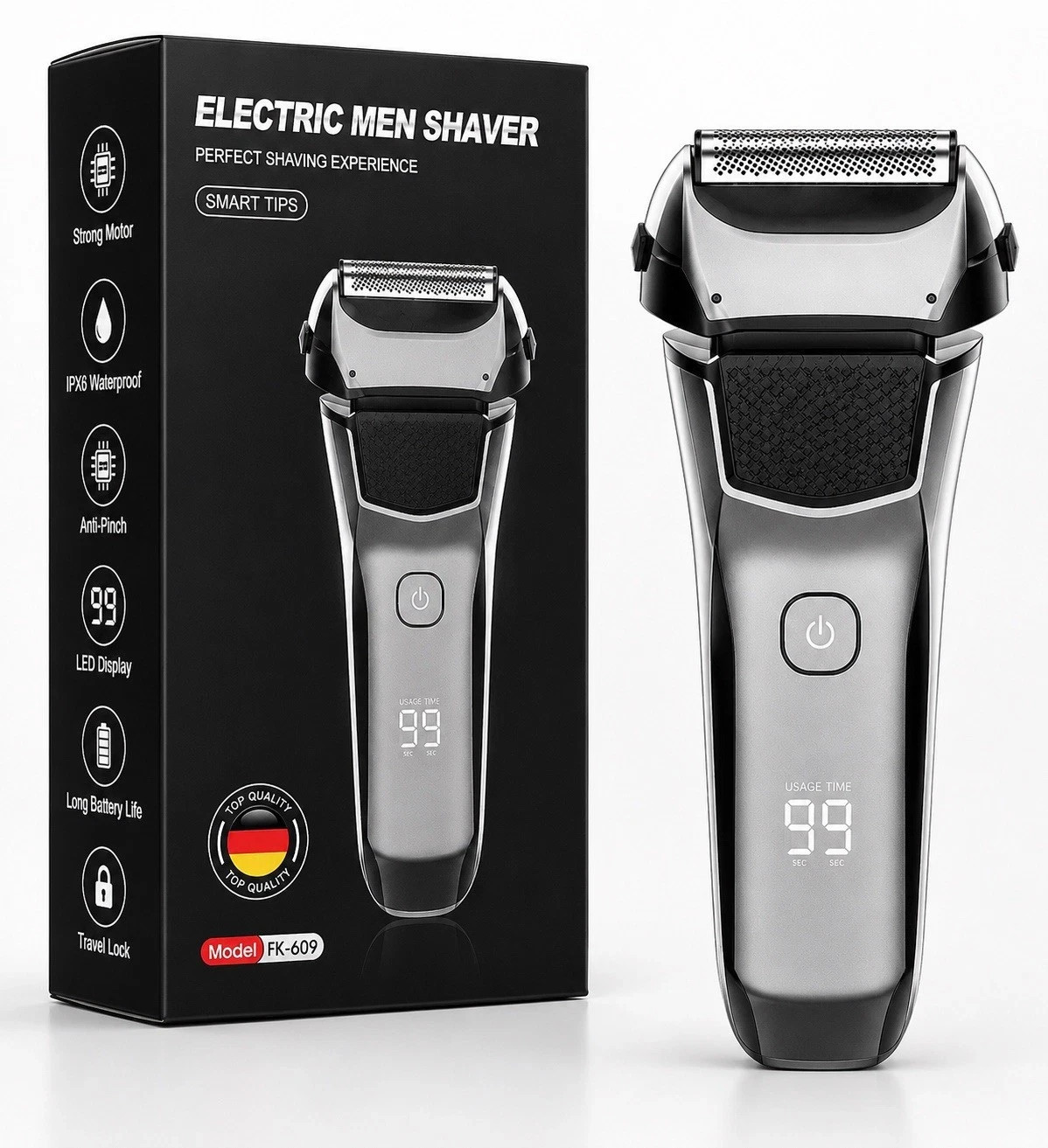 Electric Razor for Men,Shavers for Men Electric Razor Wet Dry