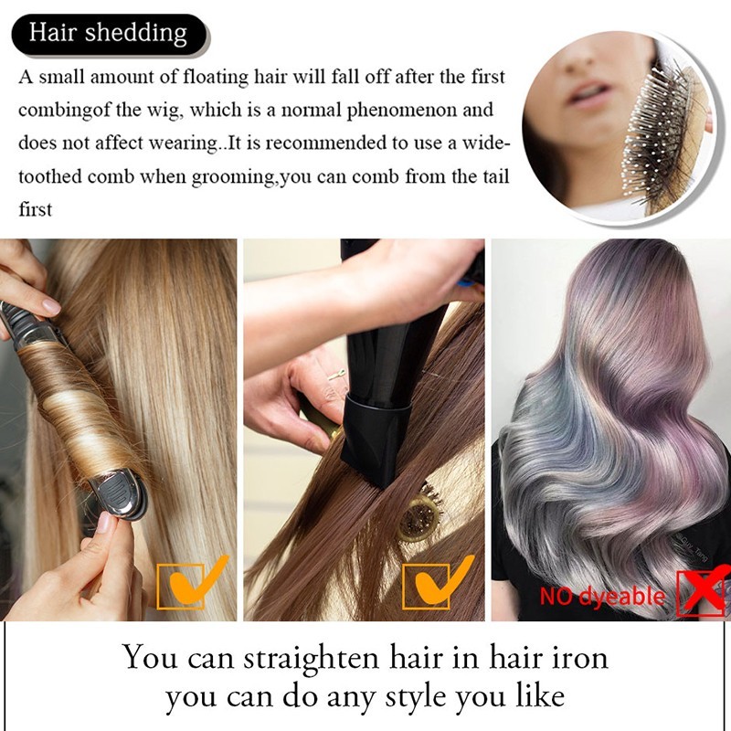 Grey Dress Up Wig With Bangs Synthetic Hair Heat Resistant Straight