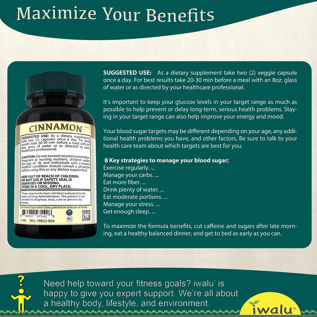 Blood Sugar Support | Best Supplement Capsule Pill Men Women FREE SHIP