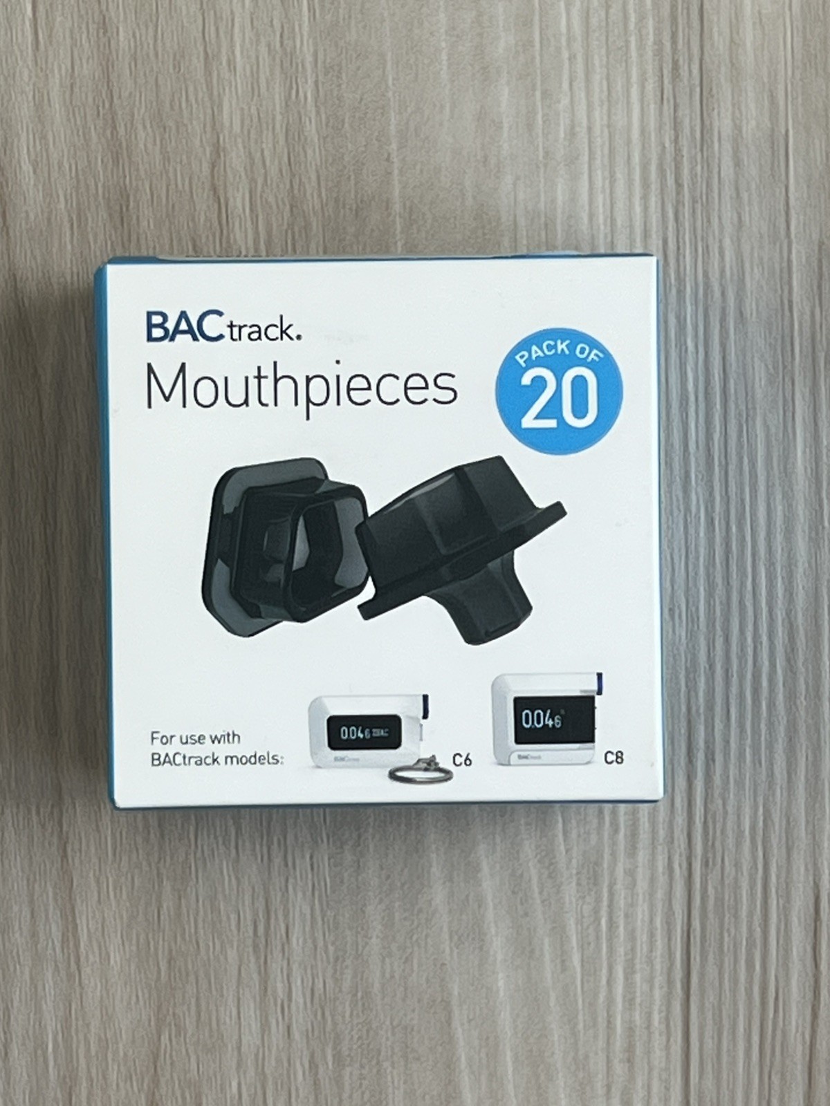 BACtrack C-Series Breathalyzer Mouthpieces (20 20 Count (Pack of 1)