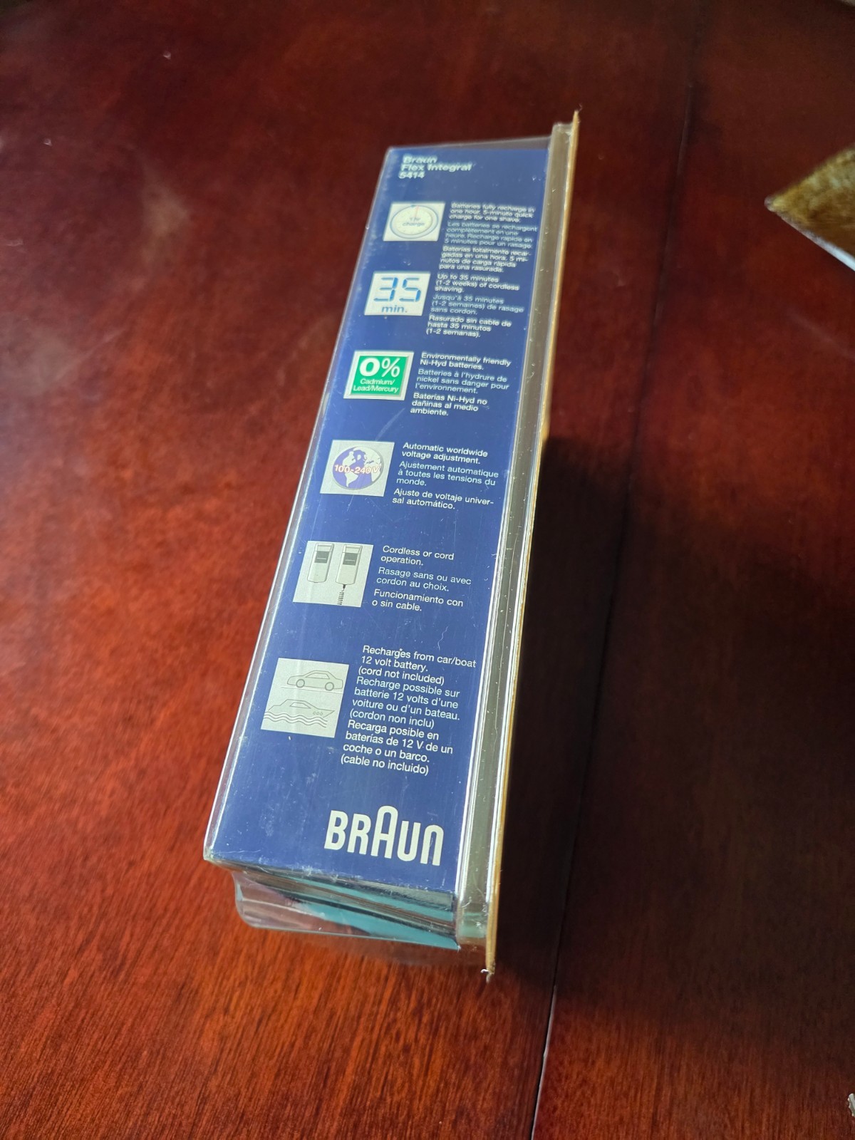 NEW Braun Men’s Electric Razor with Pivoting Head Model 5414 Rechargeable