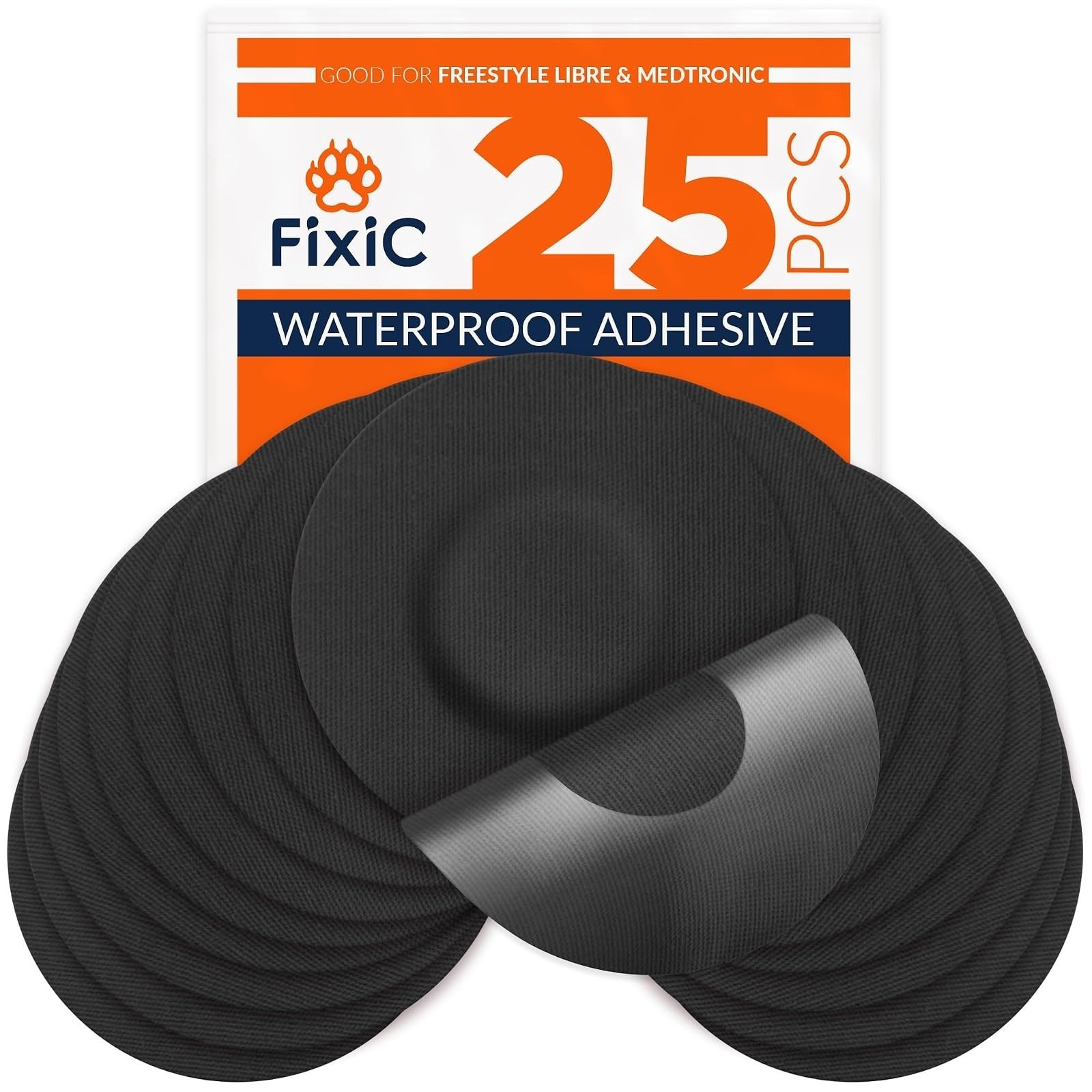 Freestyle Adhesive Patch 25 PCS for Libre, Enlite, Guardian, Waterproof