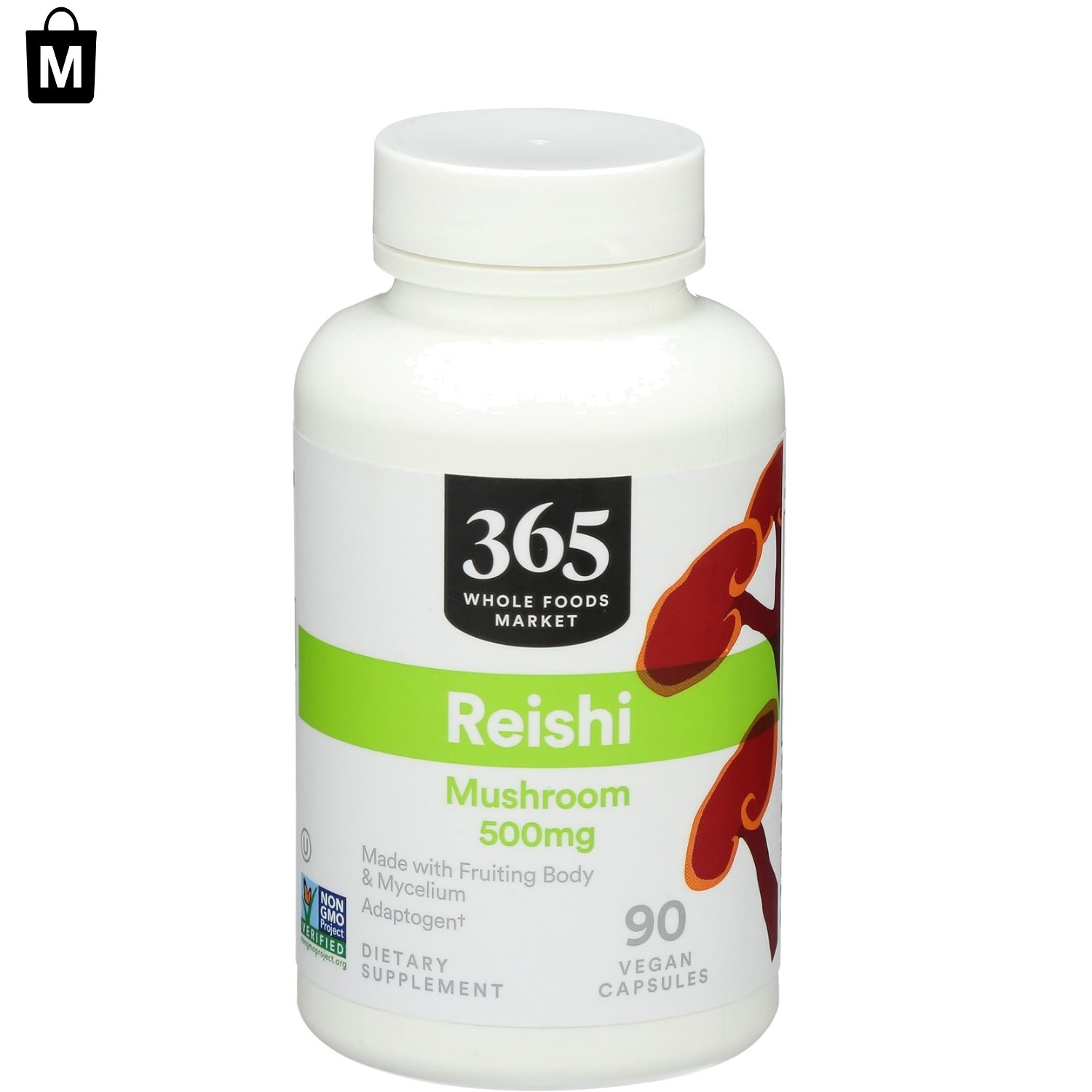 Reishi Mushroom Capsules – 90 Count for Enhanced Wellness & Stress Relief
