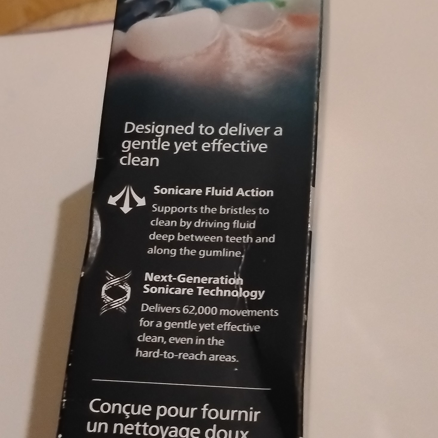 Philips Sonicare 5700 Sonic Rechargeable Toothbrush 3 Speeds Timer White