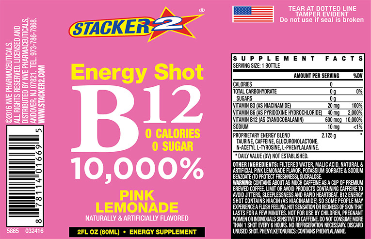 B12 10,000% Energy Shots Case of 48 Shots