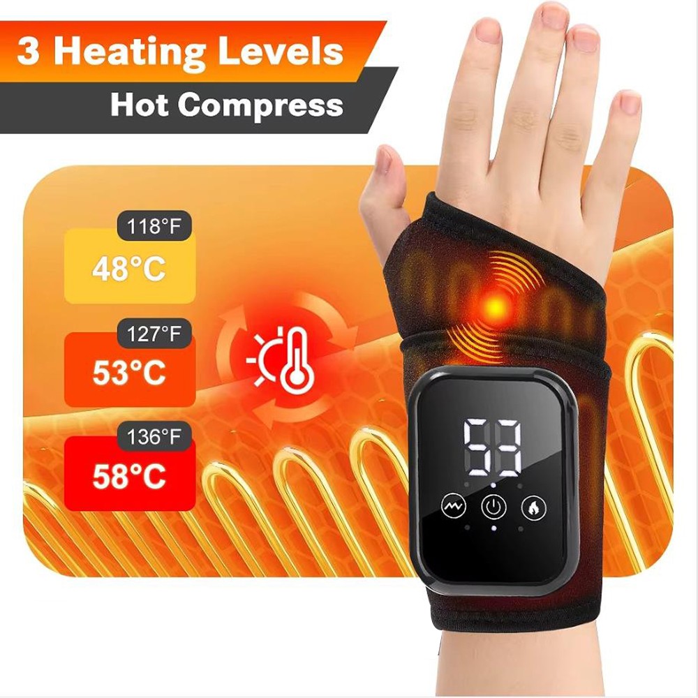 2X Hand Massager with Heat and Compression 5 Heat Levels and Hand Pain Relief