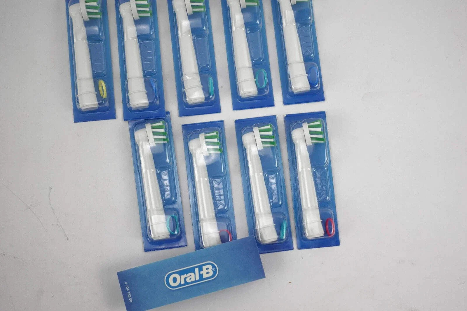 Genuine Oral-B CrossAction X Replacement Brush Heads 10 Count Sealed NEW