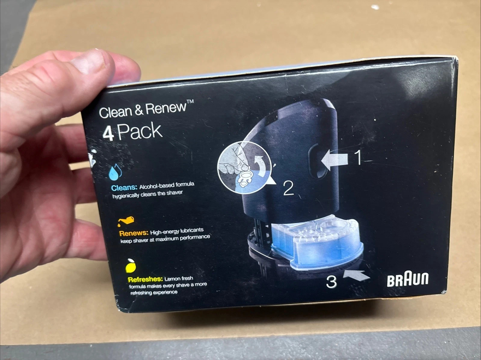 Braun Clean & Renew Refill Cartridges CCR – 4 Pack