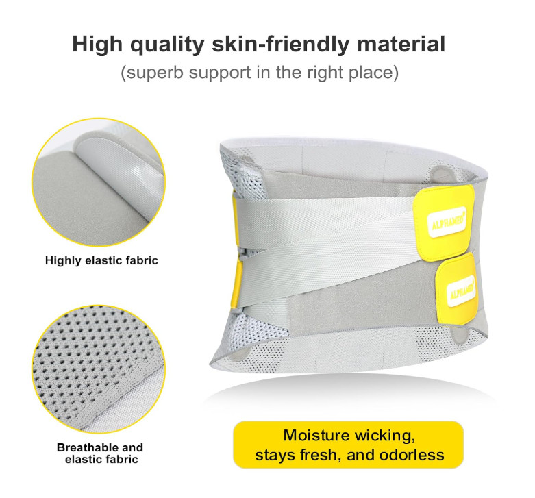 Back Support Back Brace for Lower Lumbar Bulging Disc Support(29.53~33.46 inch)