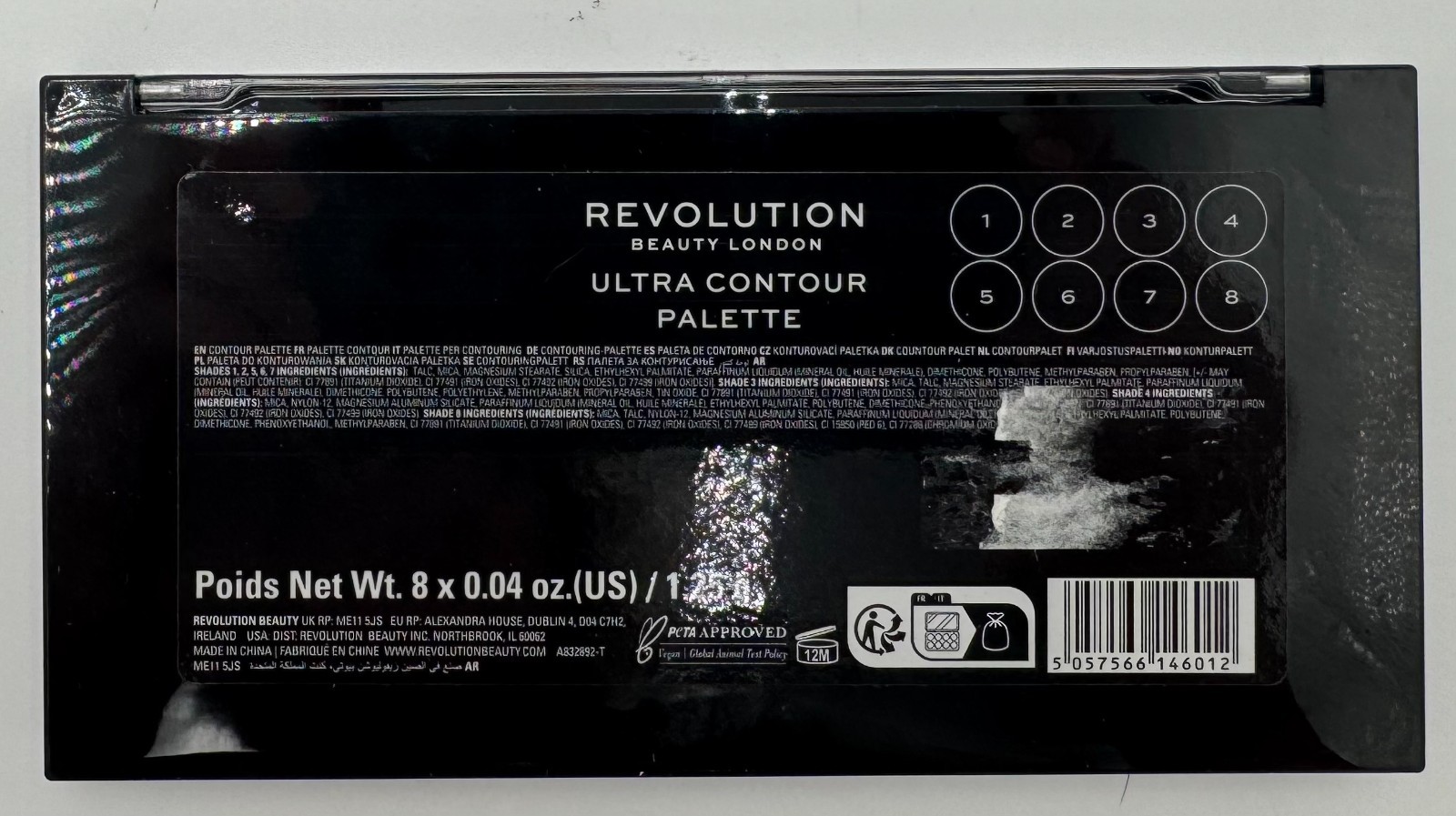 REVOLUTION Beauty London Ultra Contour Palette NEW with Scratches on container