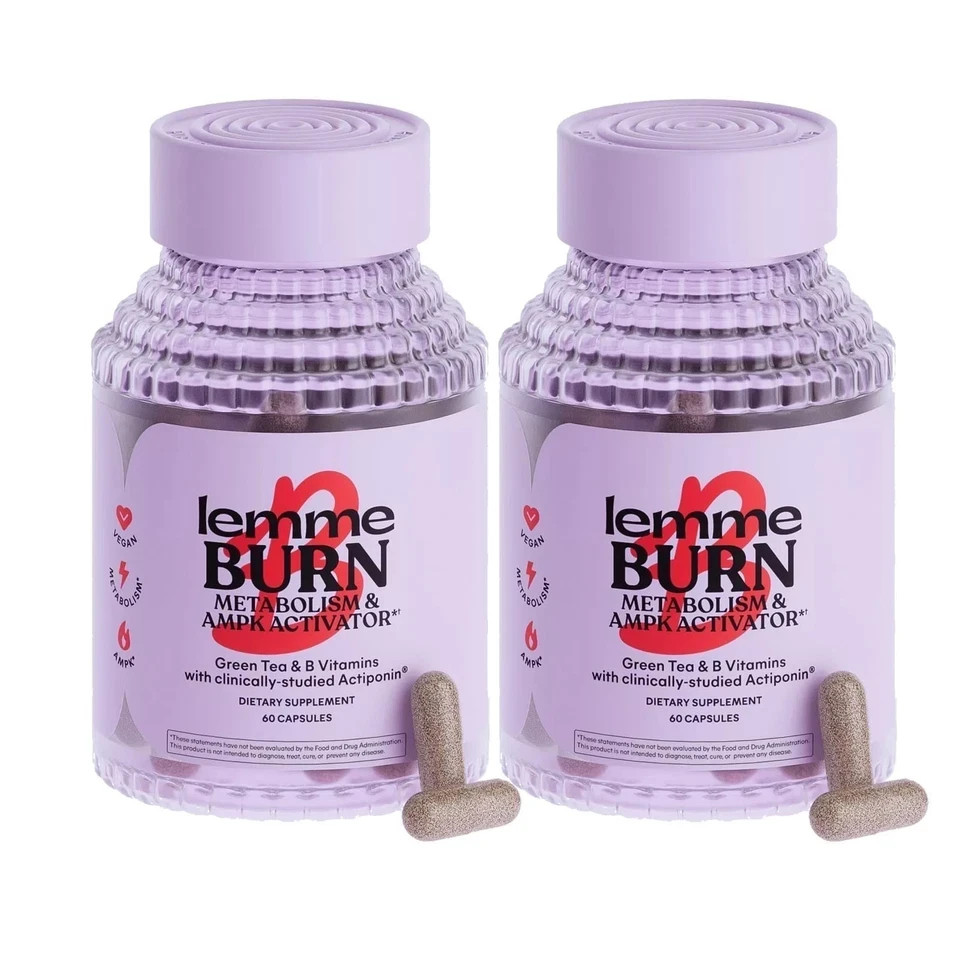 2 Packs Lemme Burn Metabolism Belly Fat Burning AMPK Activating Vitamin