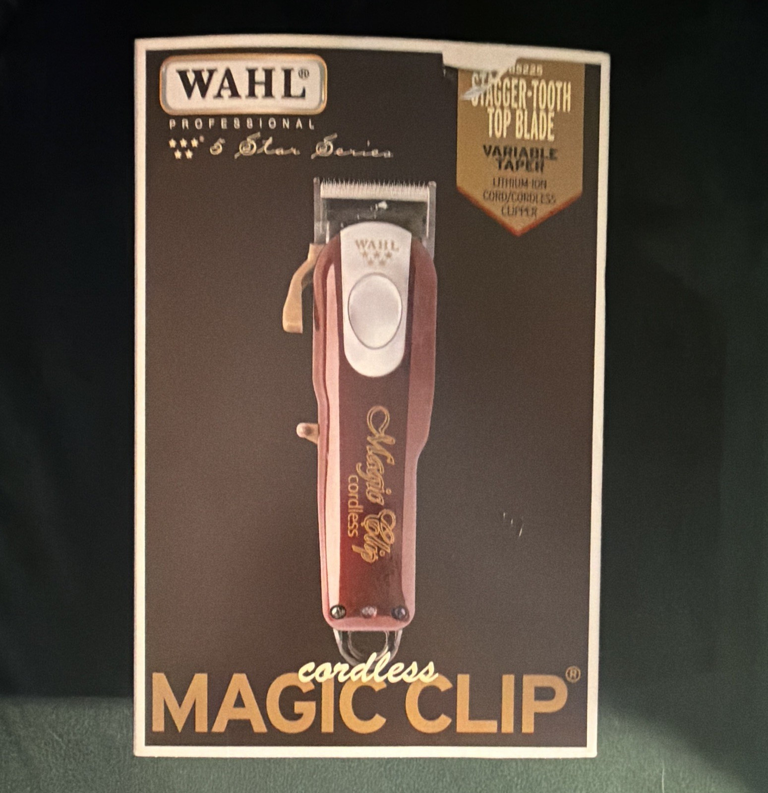 Wahl Magic Clip 5 Star Cordless Battery Hair Clipper Head Red MPN 8148