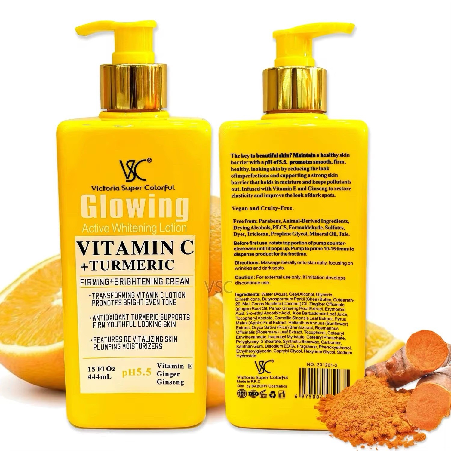 VSC Active Whitening Body Lotion With Turmeric & Vitamin C 444ml