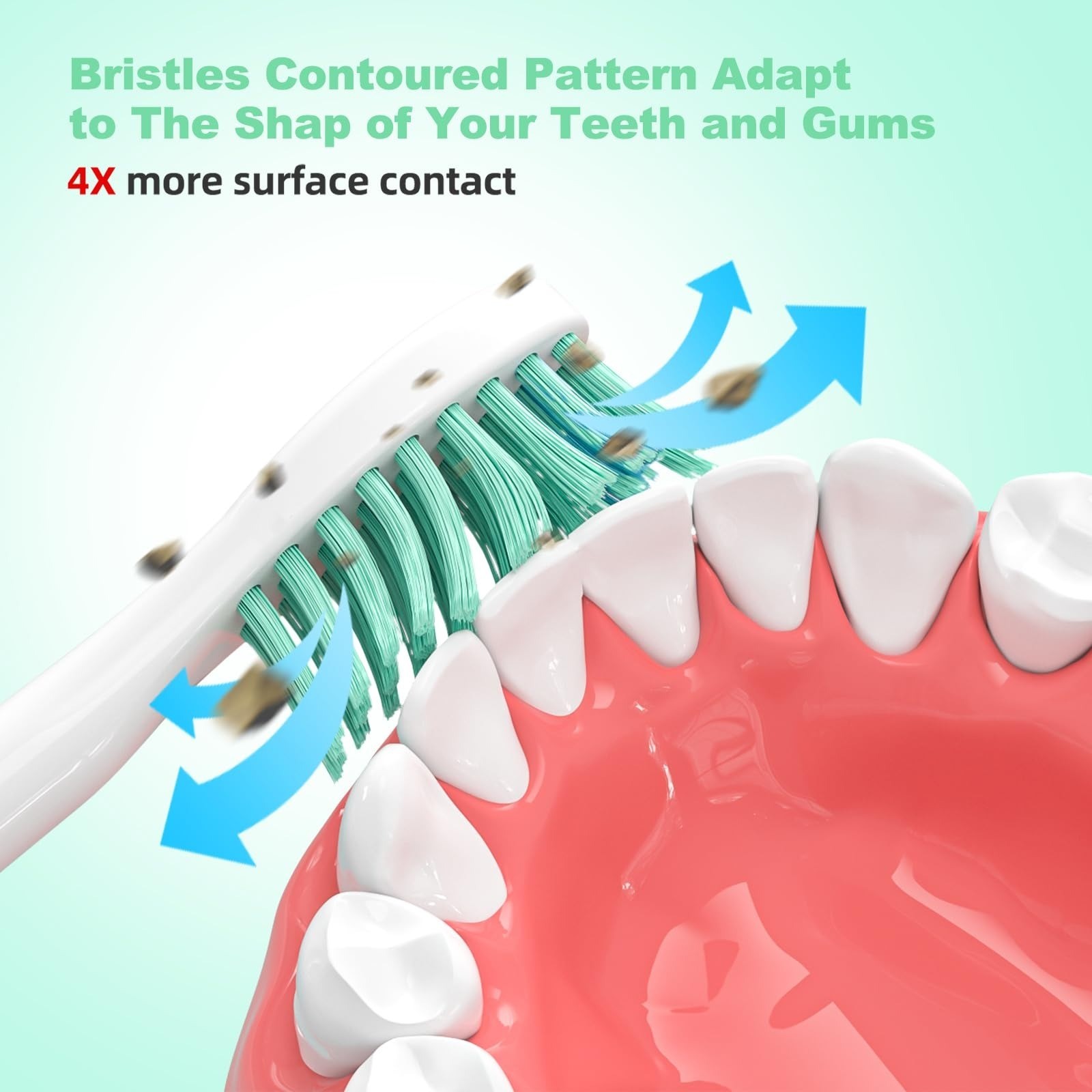 Replacement Toothbrush Heads for Philips Sonicare E-Series (6-pack)