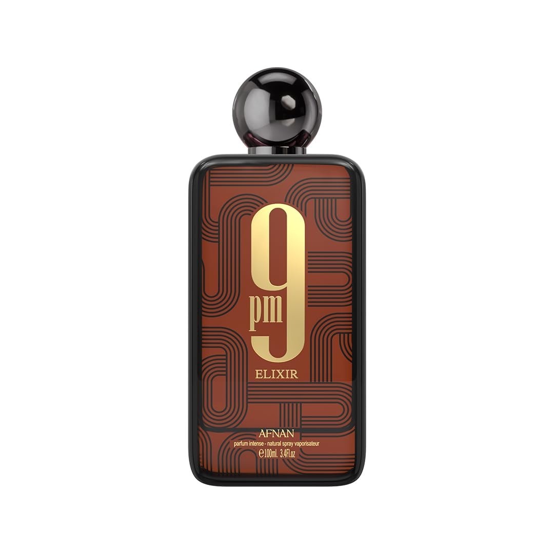 Captivating 9 PM Elixir Unisex Extrait de Parfum – 3.4 Fl. Oz Essence