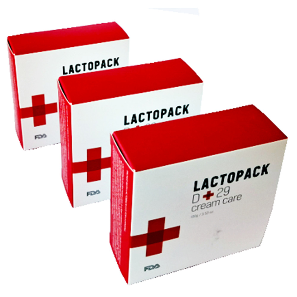 Lactopack D+29 Cream Care 100g x 3 Lactobacillus Ferment Acne Face & Body Soap