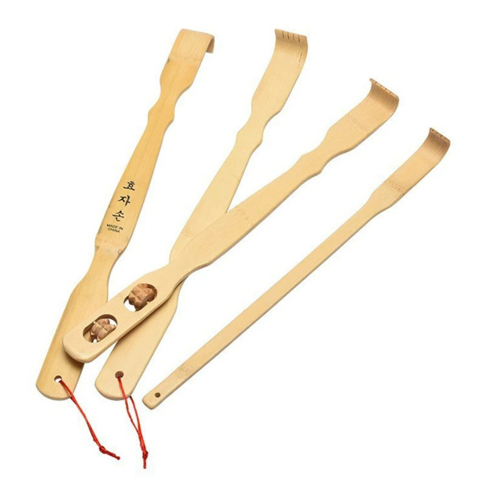 3Pack Natural Bamboo Back Scratcher Long Reach Pick Itch Relief Tool Portable US