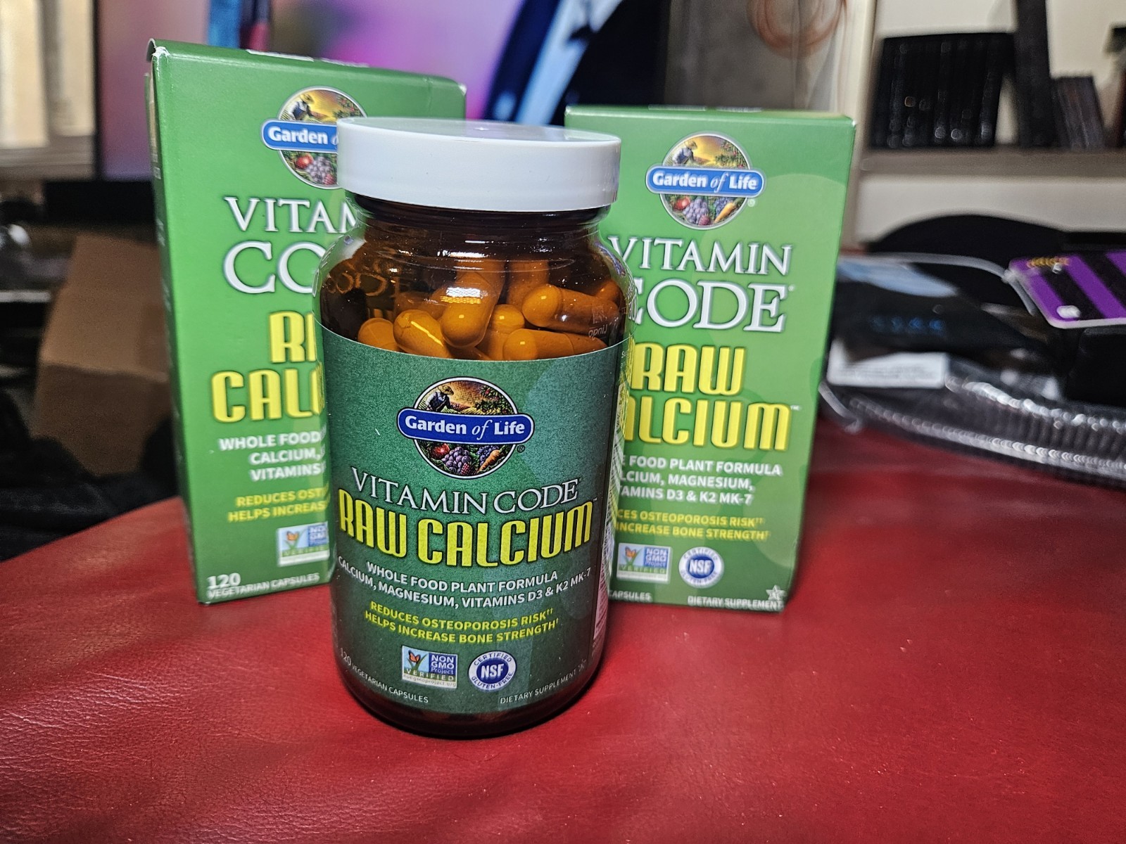 2x Vitamin Code, RAW Calcium, 120 Vegetarian Capsules 12/2026 Bone Health