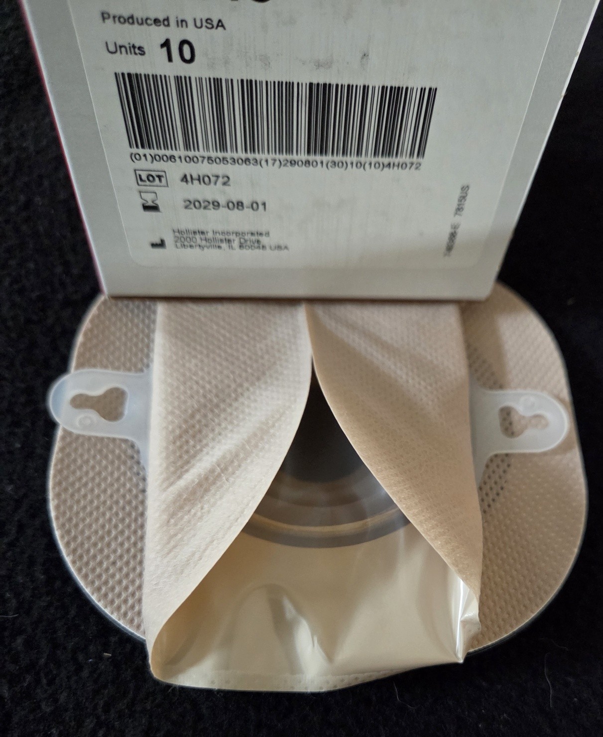 Premier Ostomy Pouch Drainable 1″ Stoma 12″L 1pc System Transparent 8282 5 Ct