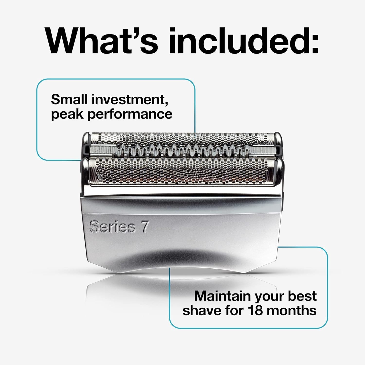 Electric Shaver Replacement Head Easy Click Installation for Convenience