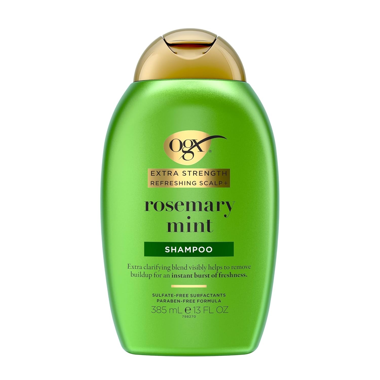 OGX Rosemary Mint Clarifying Shampoo for Oily Hair Sulfate Free 13 Oz
