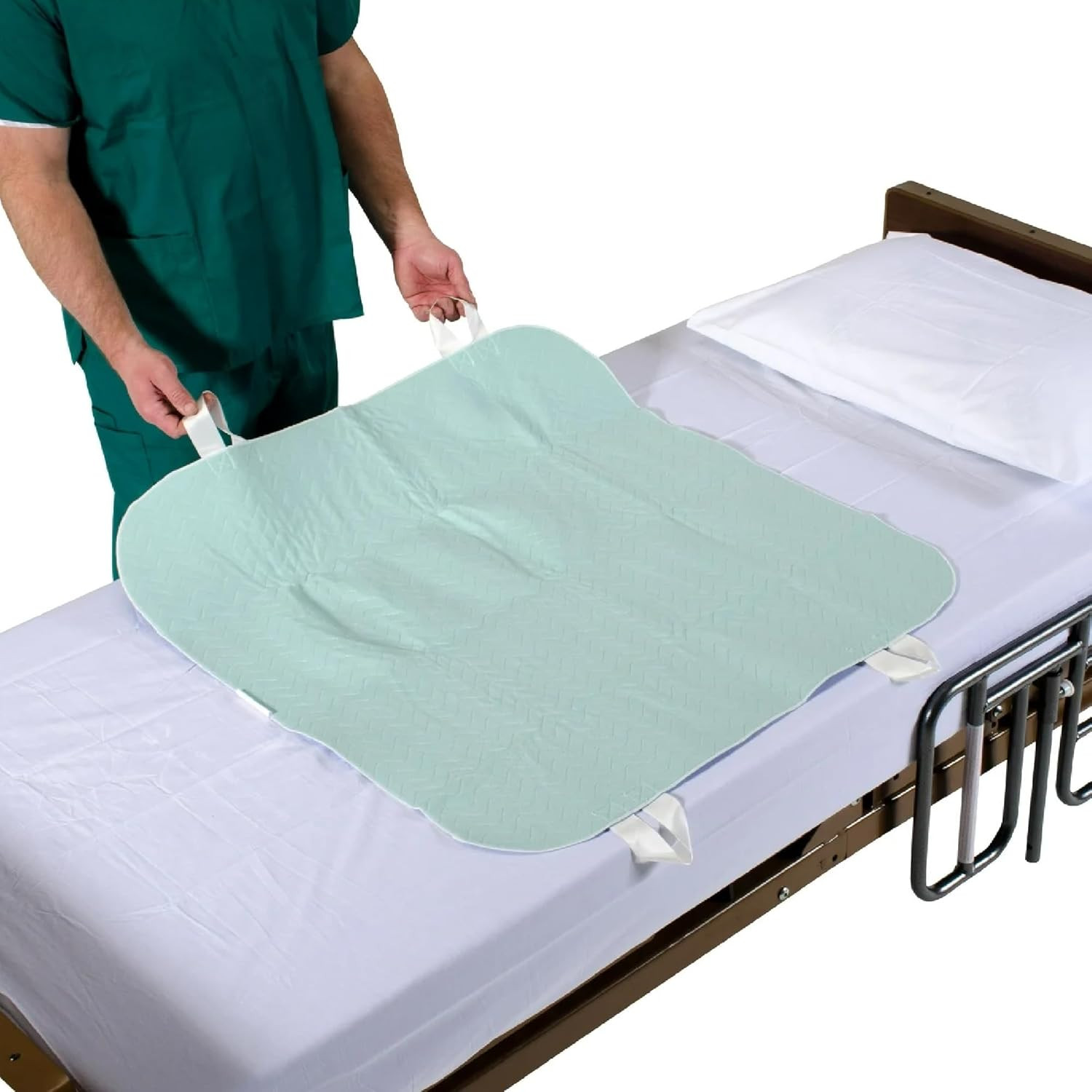 34″ X 36″ Positioning Bed Pad with Handles – Incontinence Mattres…