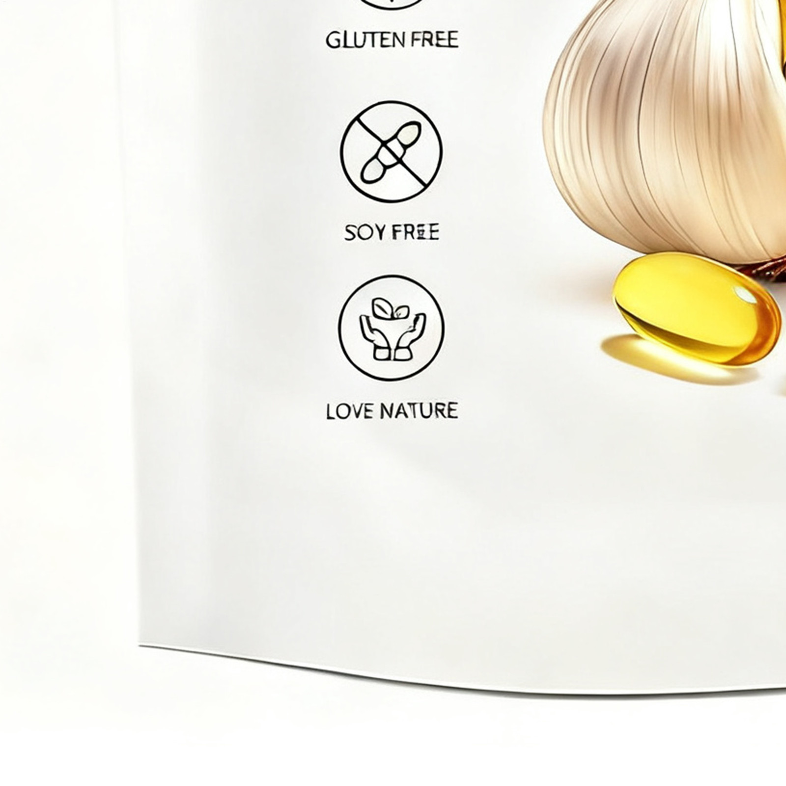 Elare 1 Garlic Extract, 300 Aged 7500mg Odorless Cardiac & Immune Softgels, Pack