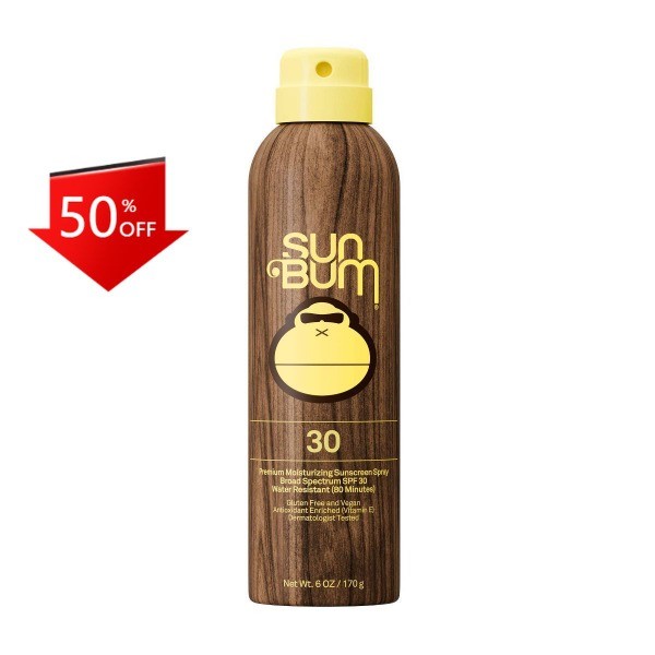 Sun Bum Original Sunscreen Spray – SPF 30 – 6oz: Whole Body, Hypoallergenic