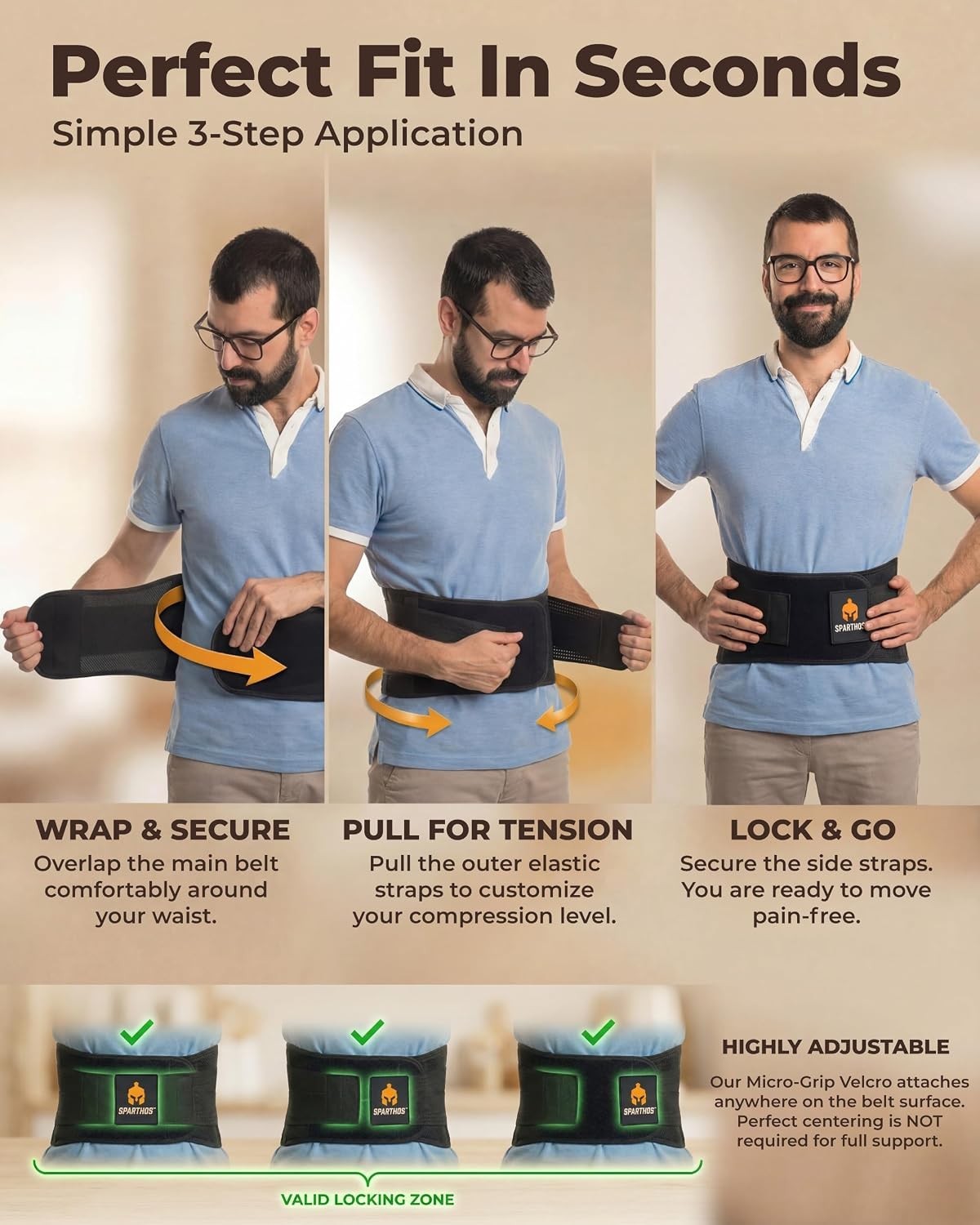 Lightweight Back Brace for Scoliosis – Adjustable Support with 100% Satisfaction